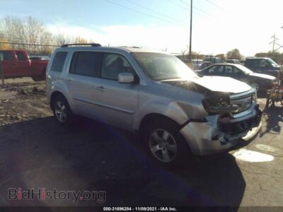 2009 Honda PILOT EX-L, серебристый — VIN 5FNYF48589B034050, IAAI