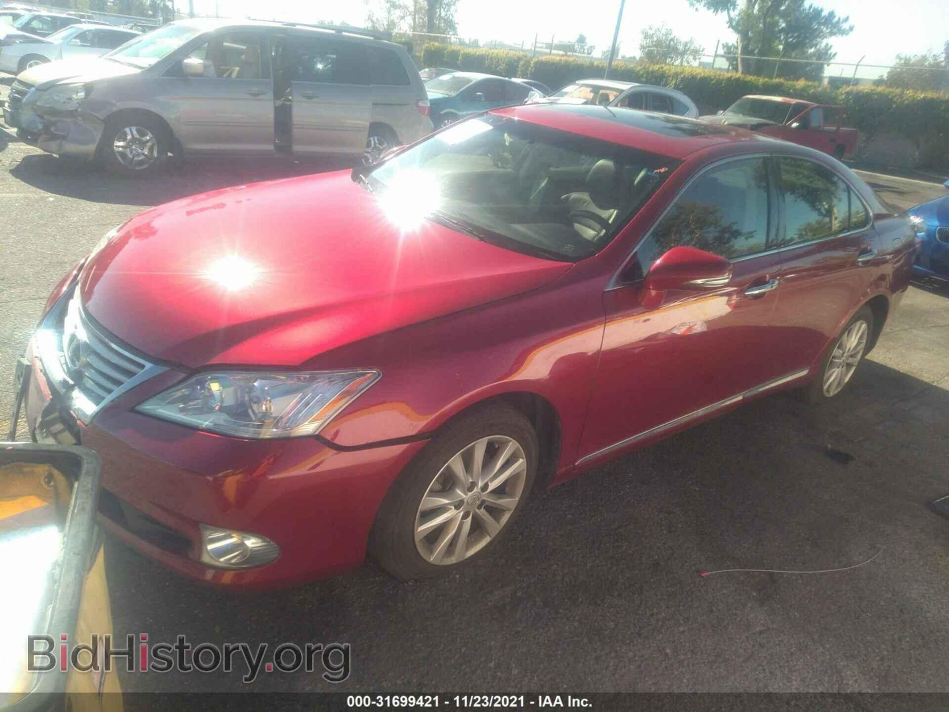 2012 LEXUS ES 350 - VIN: JTHBK1EG8C2473571 - Фото 2