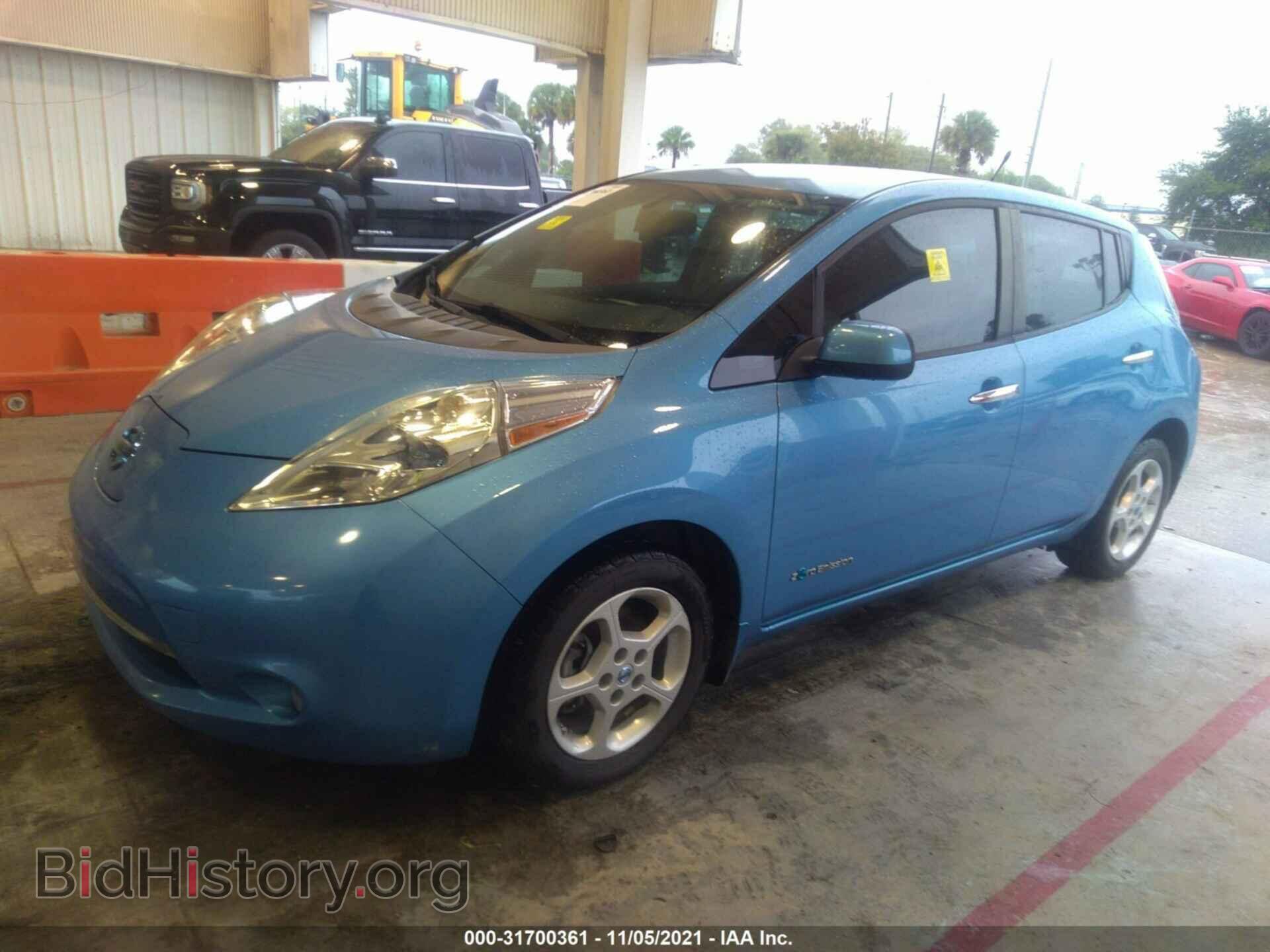2013 NISSAN LEAF - VIN: 1N4AZ0CP7DC422652 - Фото 2