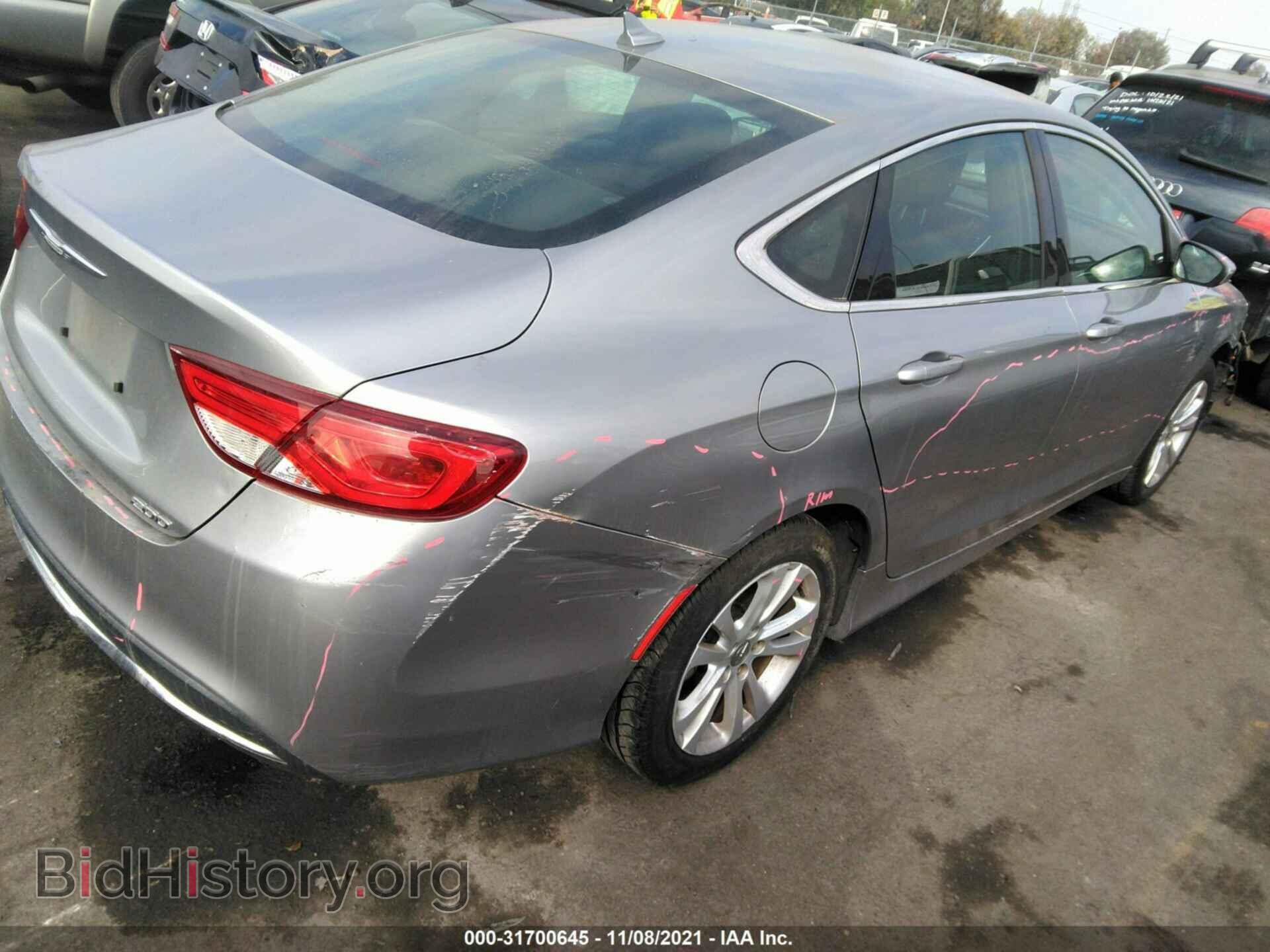 2016 CHRYSLER 200 - VIN: 1C3CCCAB2GN157777 - Фото 4