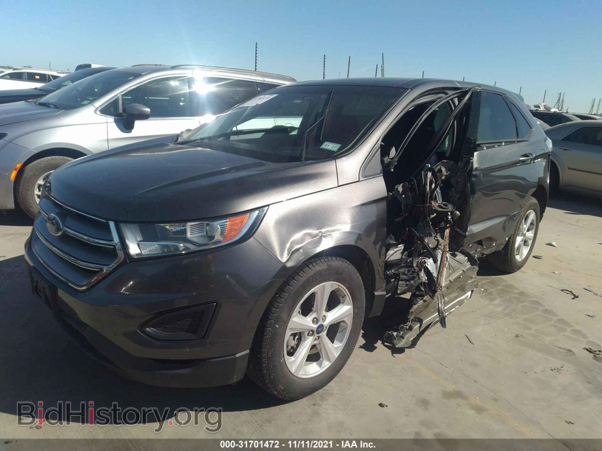 2016 FORD EDGE - VIN: 2FMPK3G9XGBC00631 - Фото 2