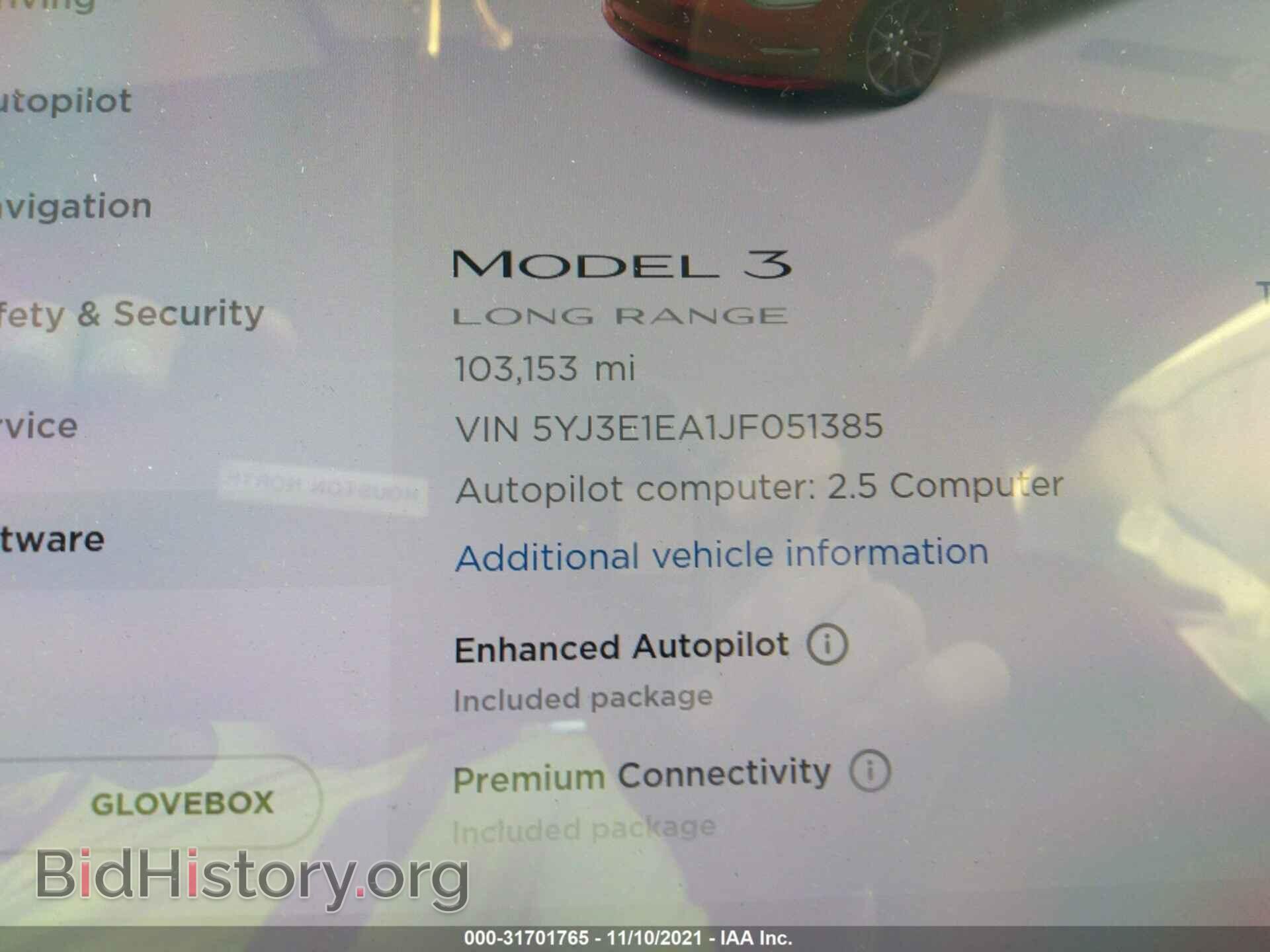 2018 TESLA MODEL 3 - VIN: 5YJ3E1EA1JF051385 - Photo 7