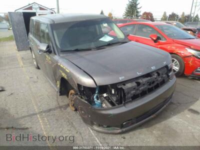 2014 Ford FLEX LIMITED, серый — VIN 2FMHK6D80EBD34210, IAAI