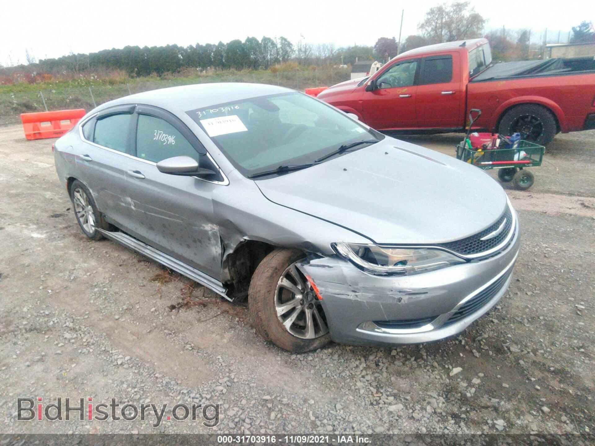 Фотография 1C3CCCAB8GN108258 - CHRYSLER 200 2016