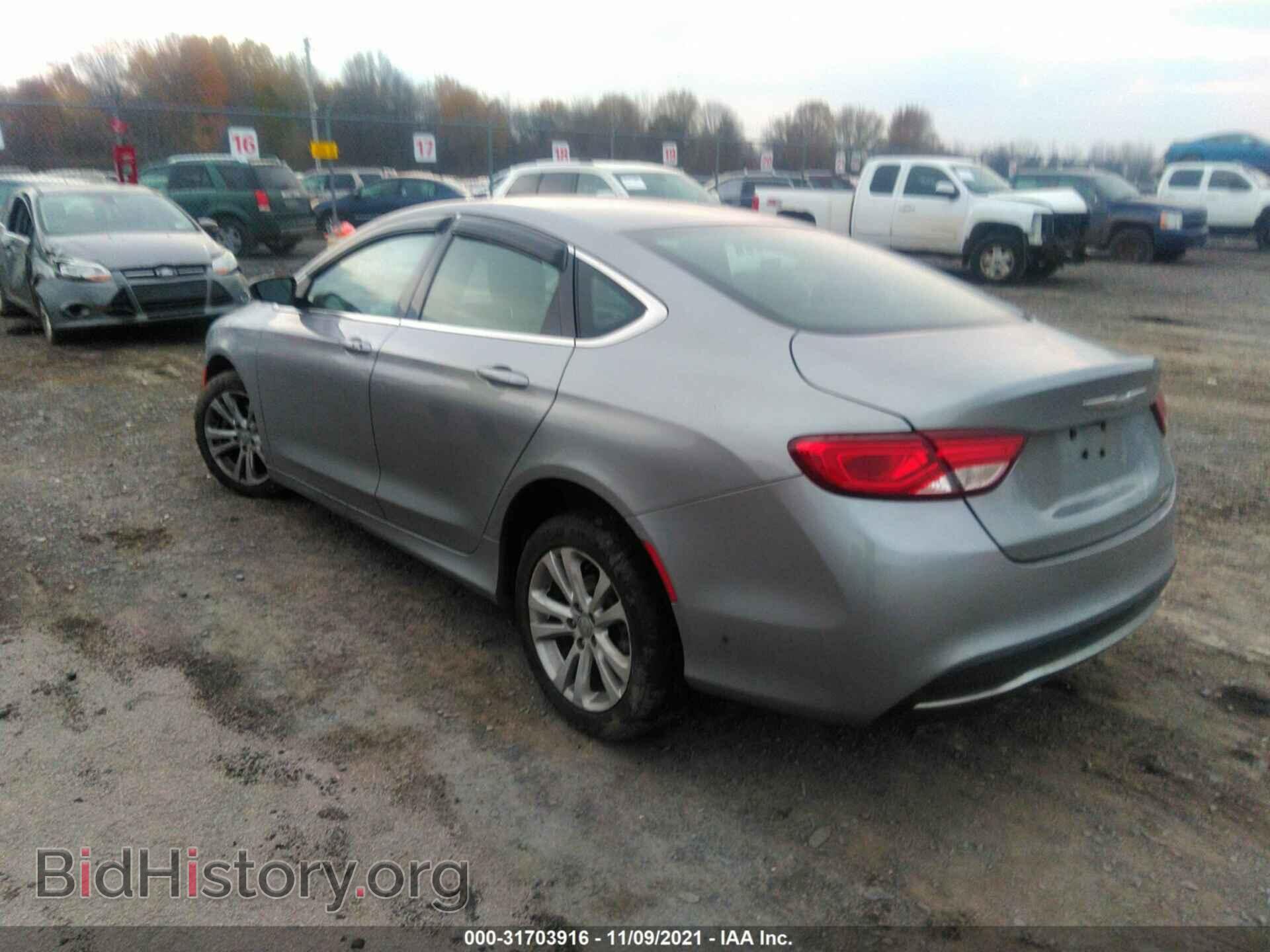 2016 CHRYSLER 200 - VIN: 1C3CCCAB8GN108258 - Фото 3