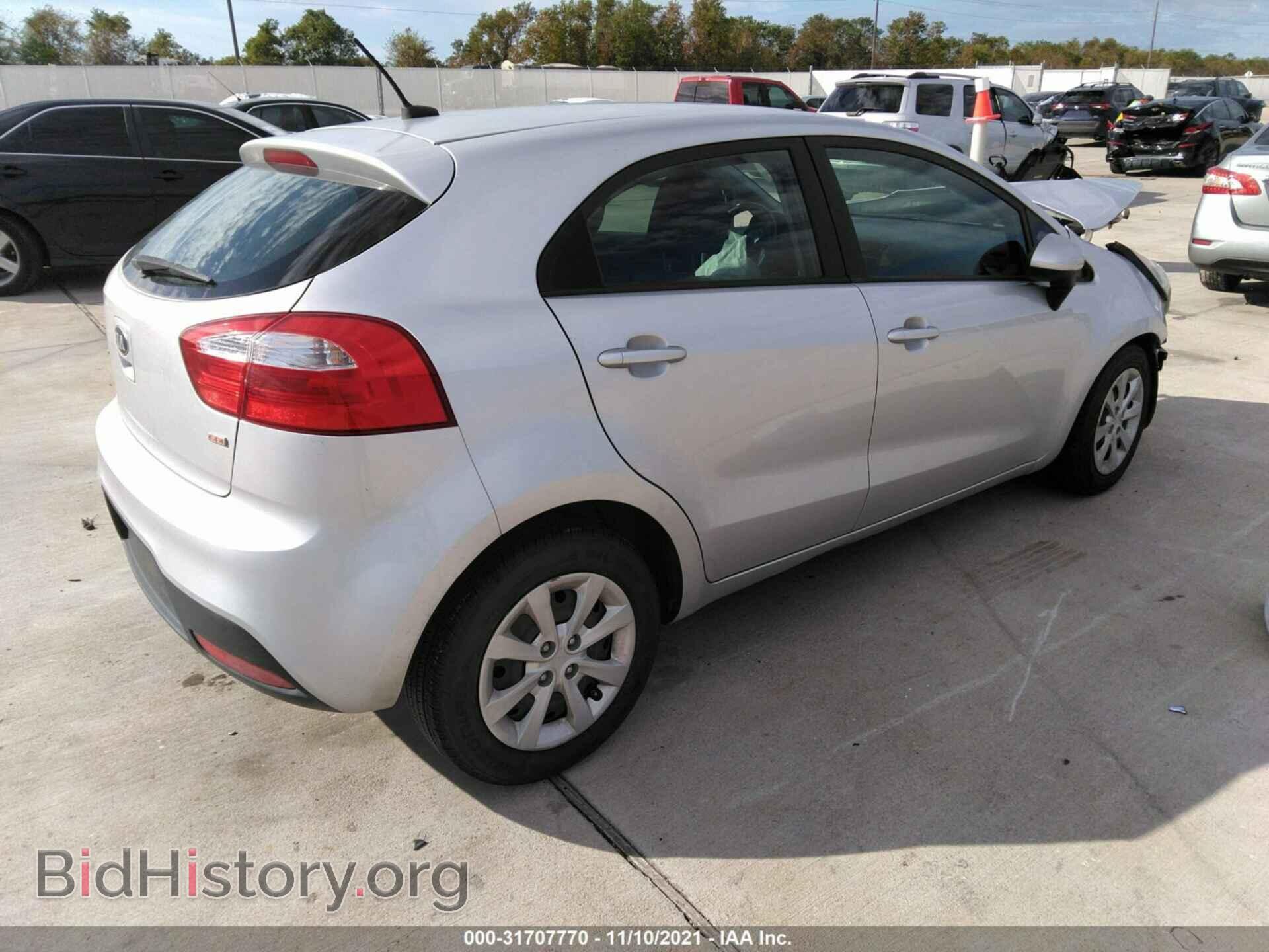 2013 KIA RIO - VIN: KNADM5A3XD6189333 - Фото 4