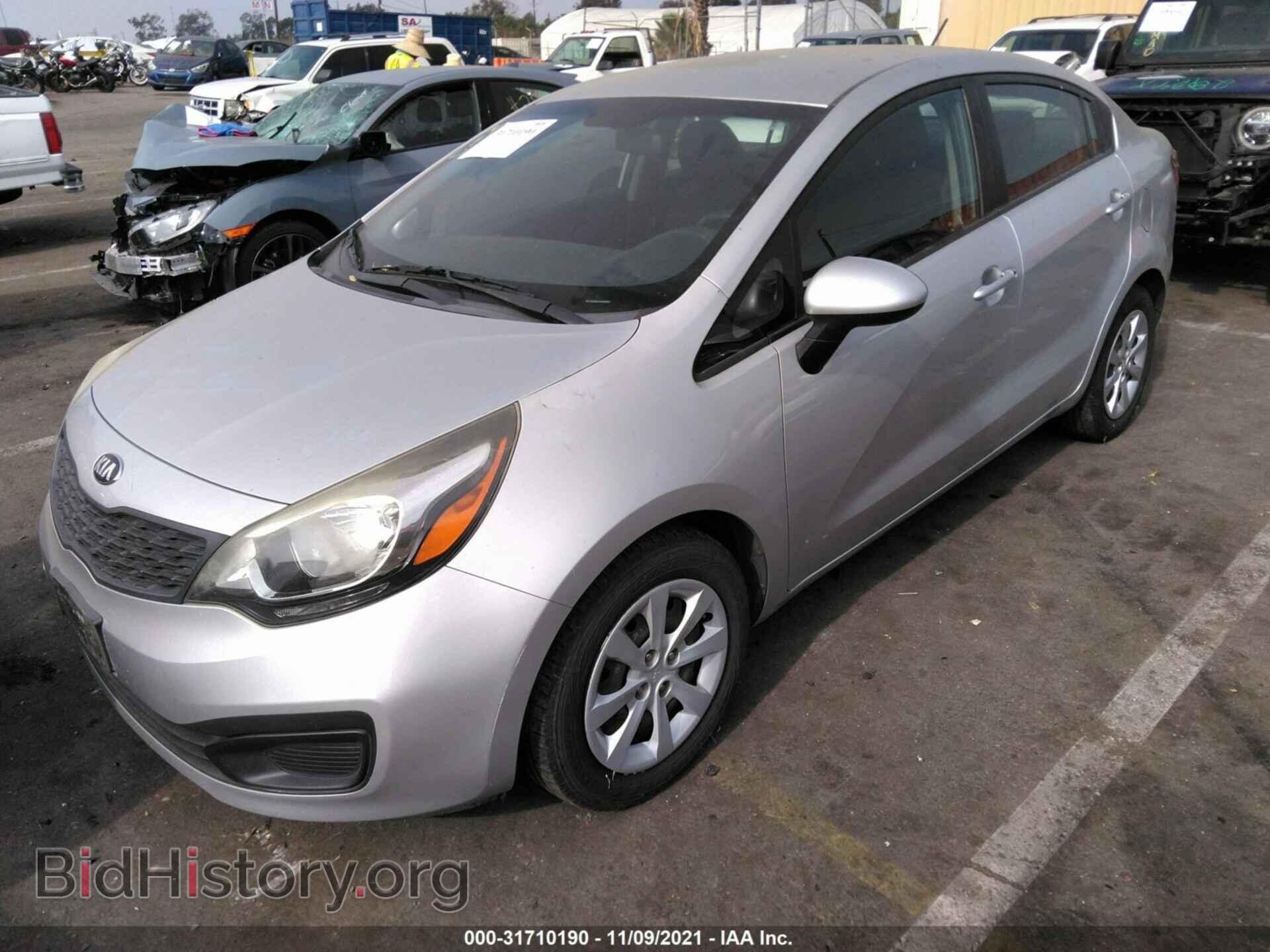 2013 KIA RIO - VIN: KNADM4A33D6169192 - Фото 2