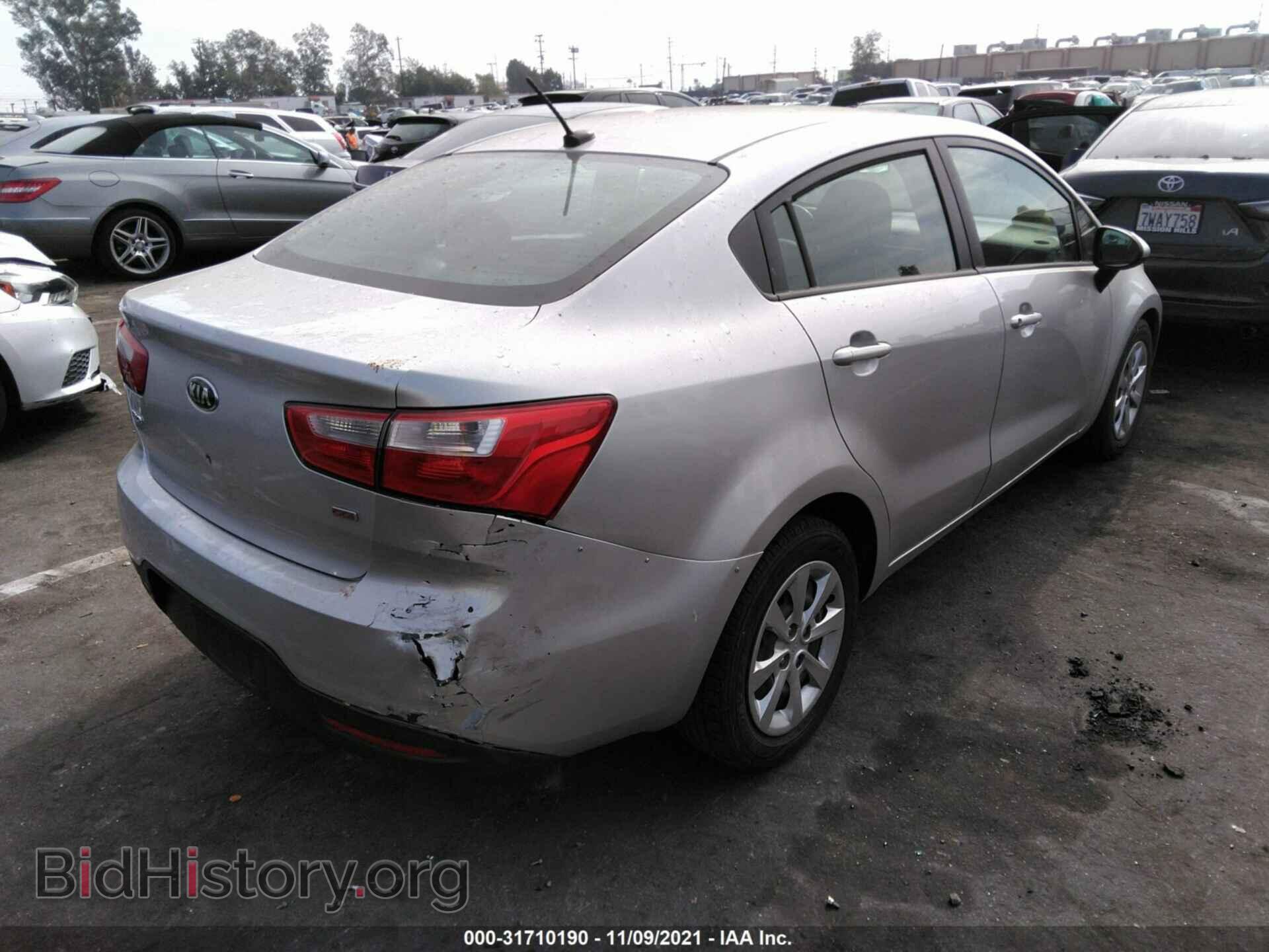 2013 KIA RIO - VIN: KNADM4A33D6169192 - Фото 4