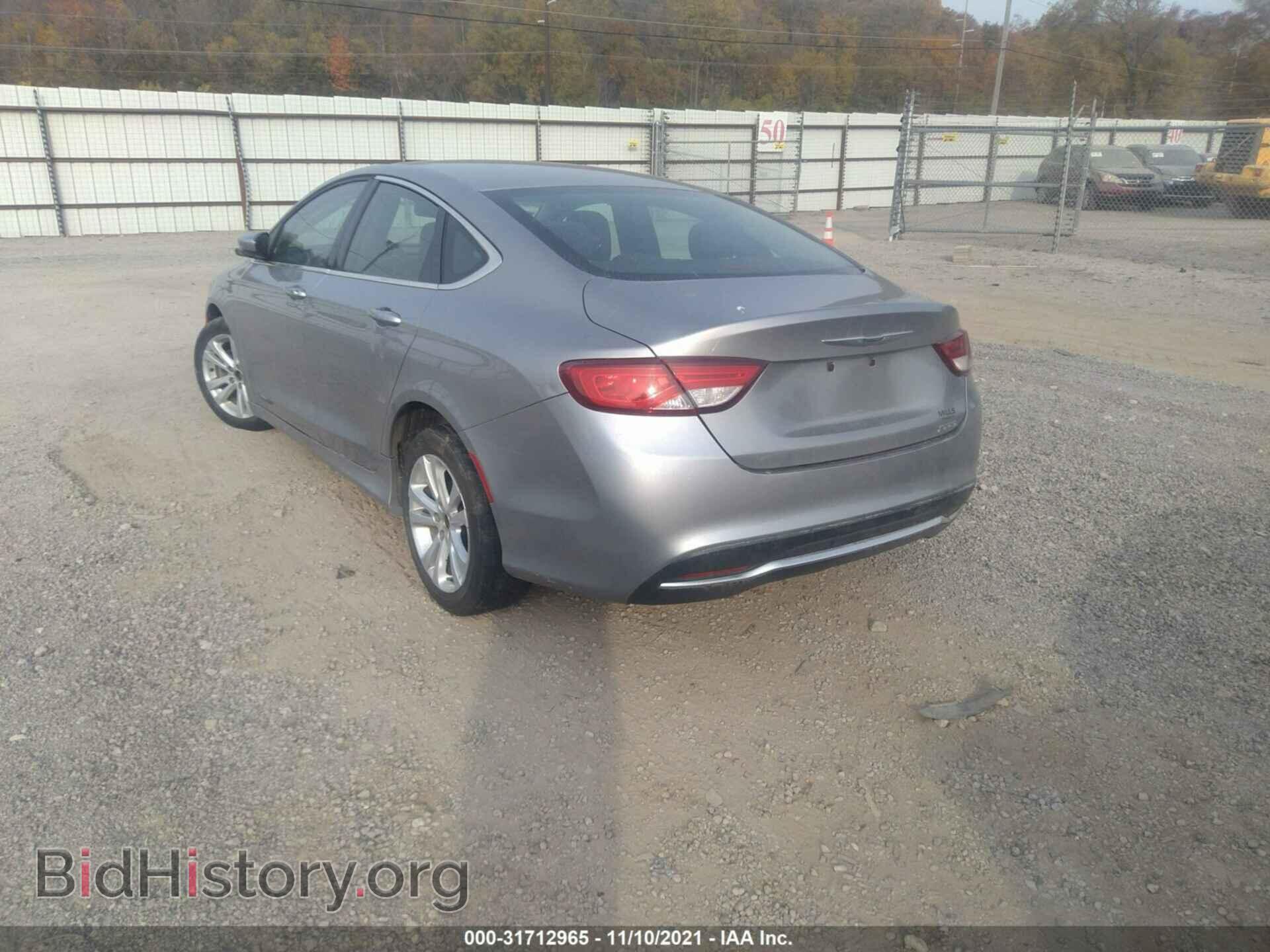 2015 CHRYSLER 200 - VIN: 1C3CCCAB1FN502375 - Фото 3