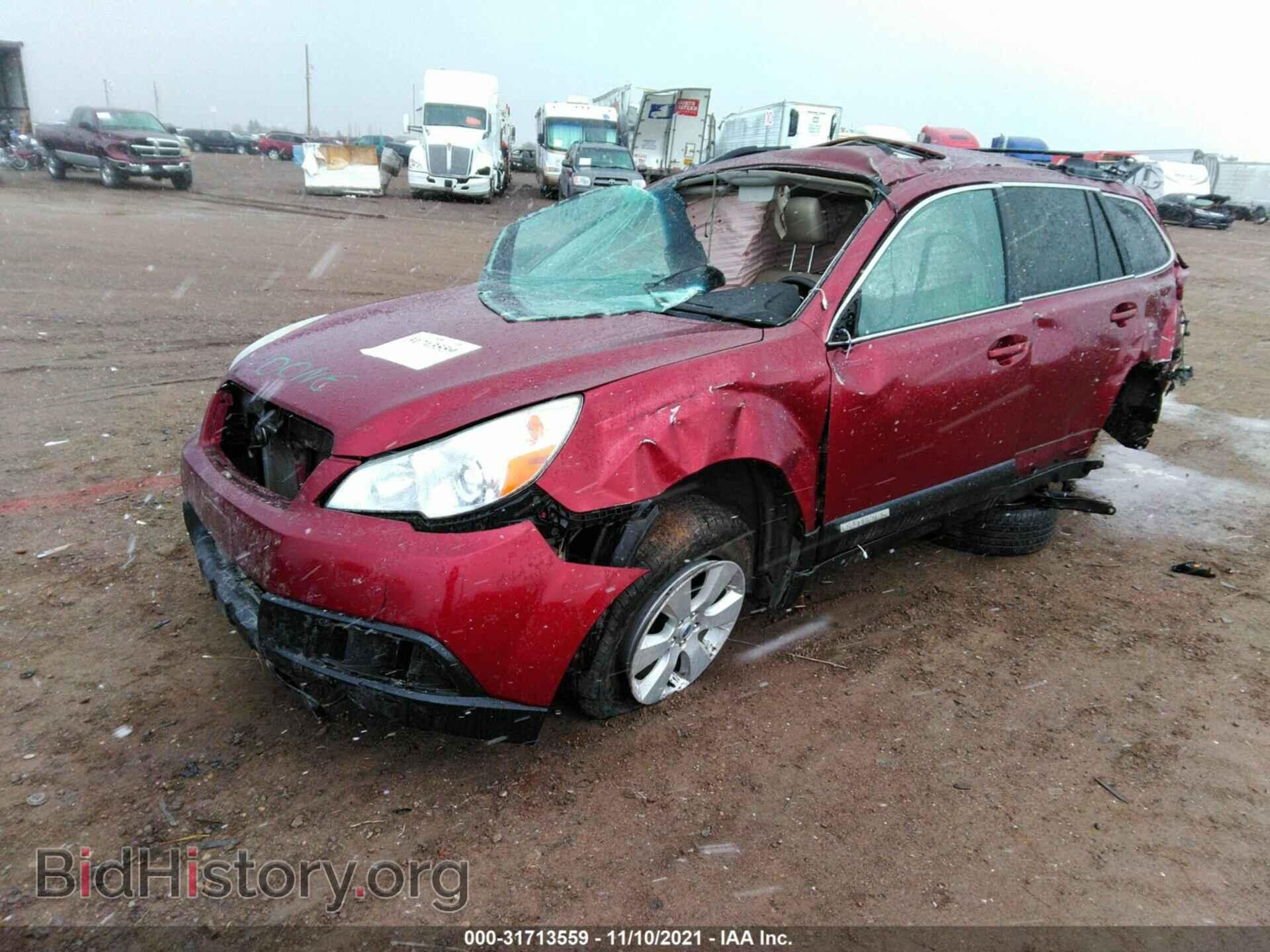 2011 SUBARU OUTBACK - VIN: 4S4BRBLC2B3437205 - Фото 2