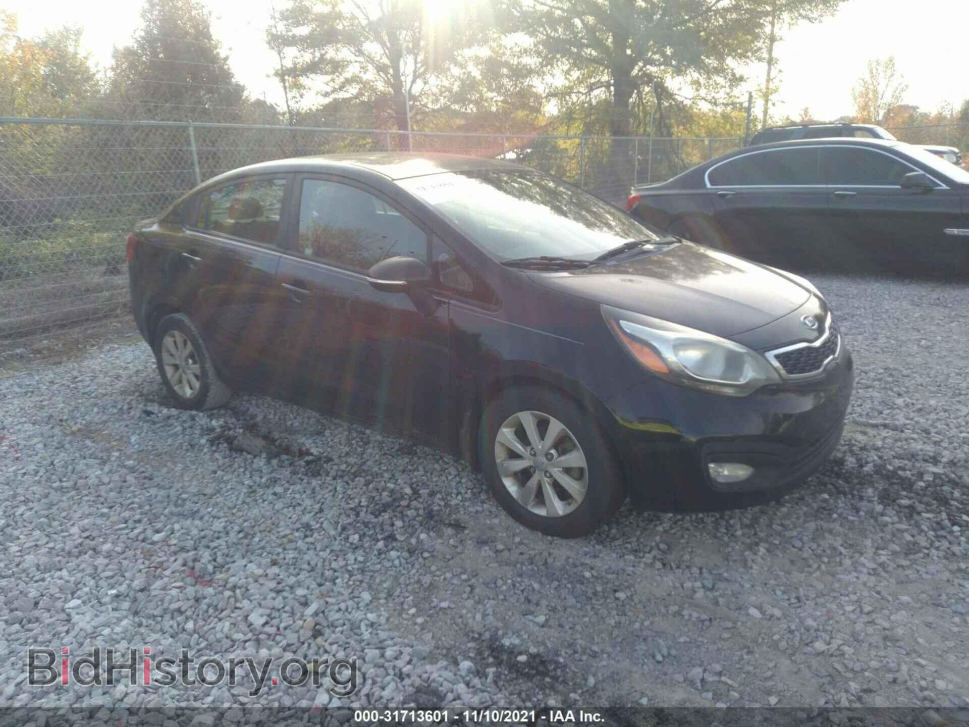 Фотография KNADN4A38C6090922 - KIA RIO 2012