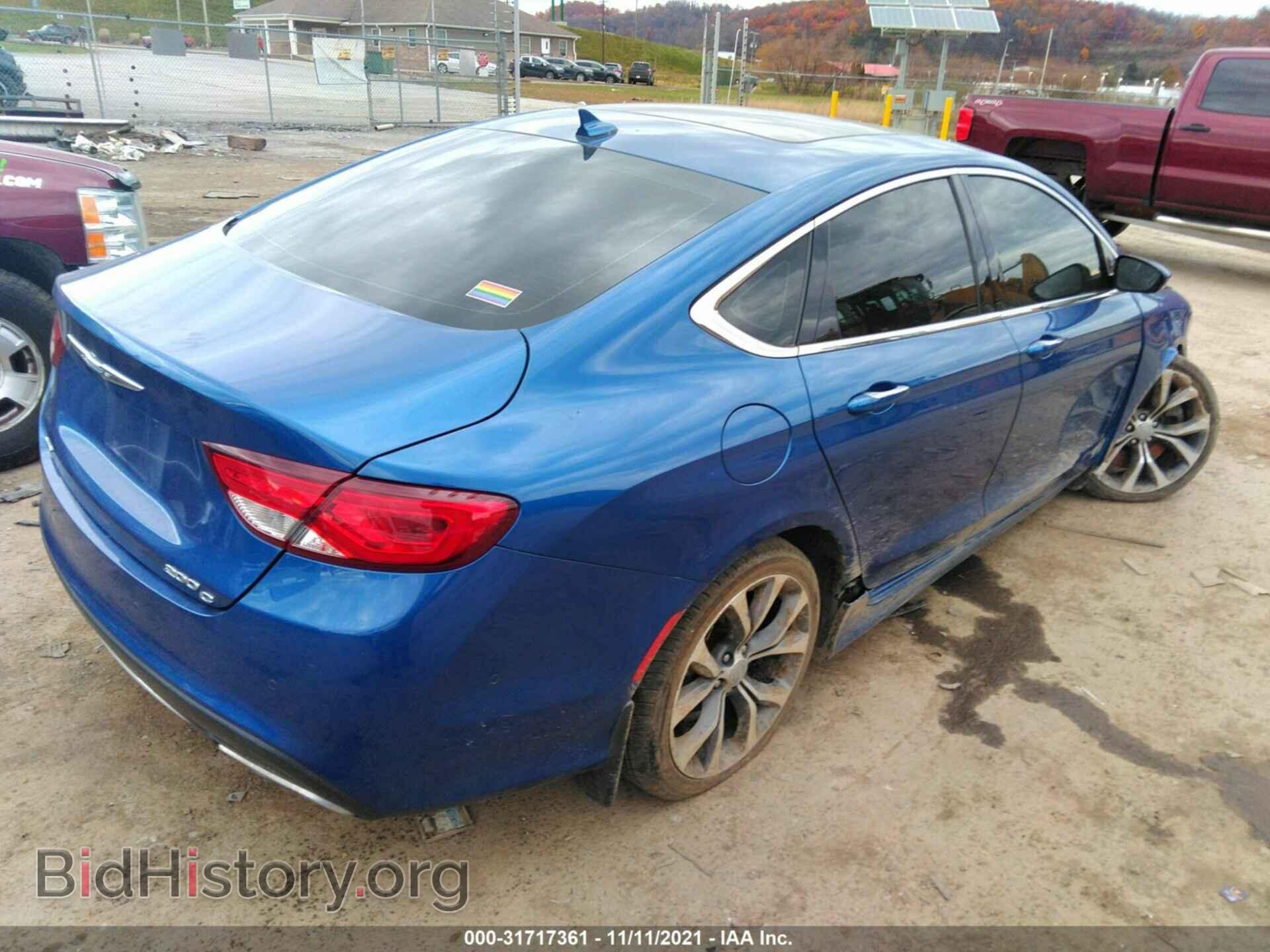 2015 CHRYSLER 200 - VIN: 1C3CCCEG4FN728075 - Фото 4