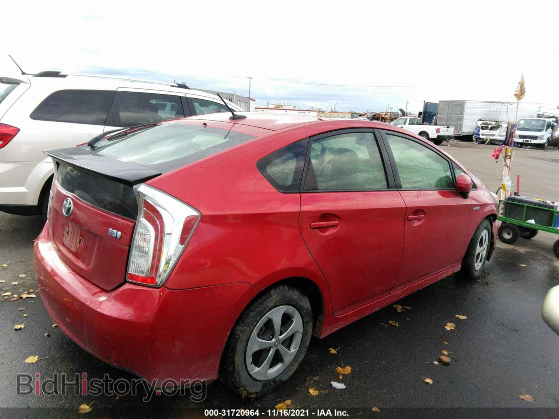 2012 TOYOTA PRIUS - VIN: JTDKN3DU4C1599394 - Фото 4