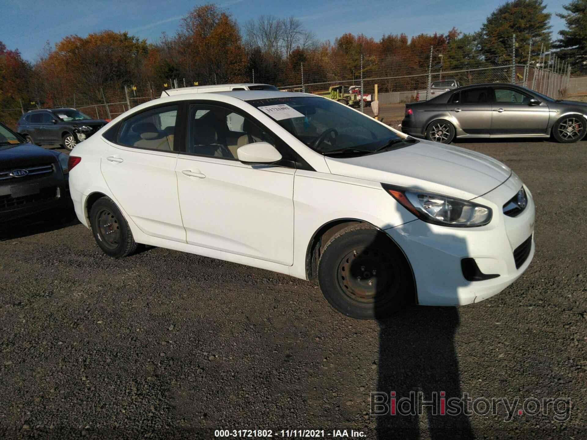 Photo KMHCT4AE8DU327410 - HYUNDAI ACCENT 2013