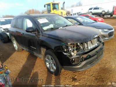 2017 Jeep COMPASS Latitude, black — VIN 1C4NJDEB6HD105988, IAAI
