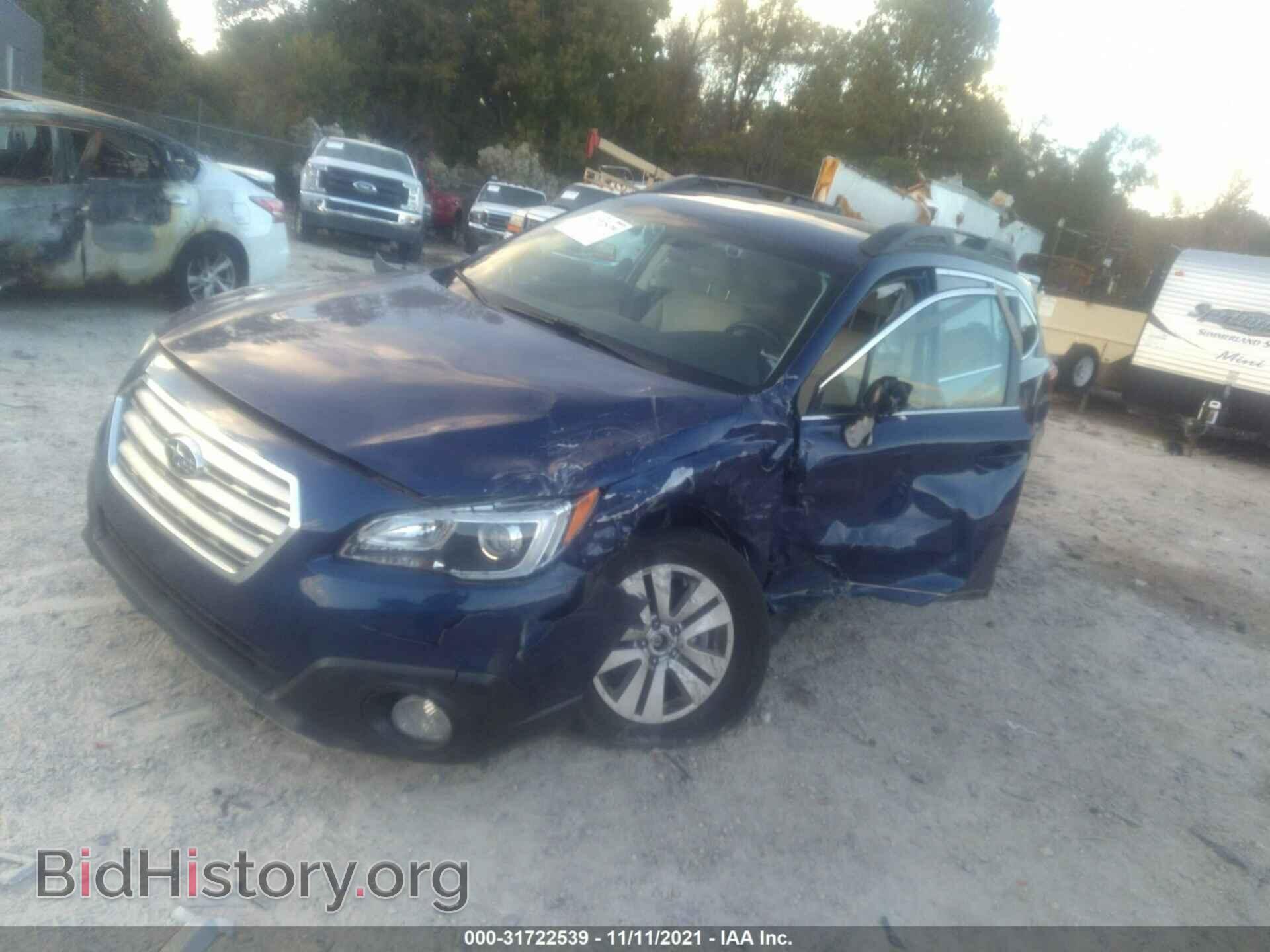 2015 SUBARU OUTBACK - VIN: 4S4BSAFC2F3264382 - Фото 2