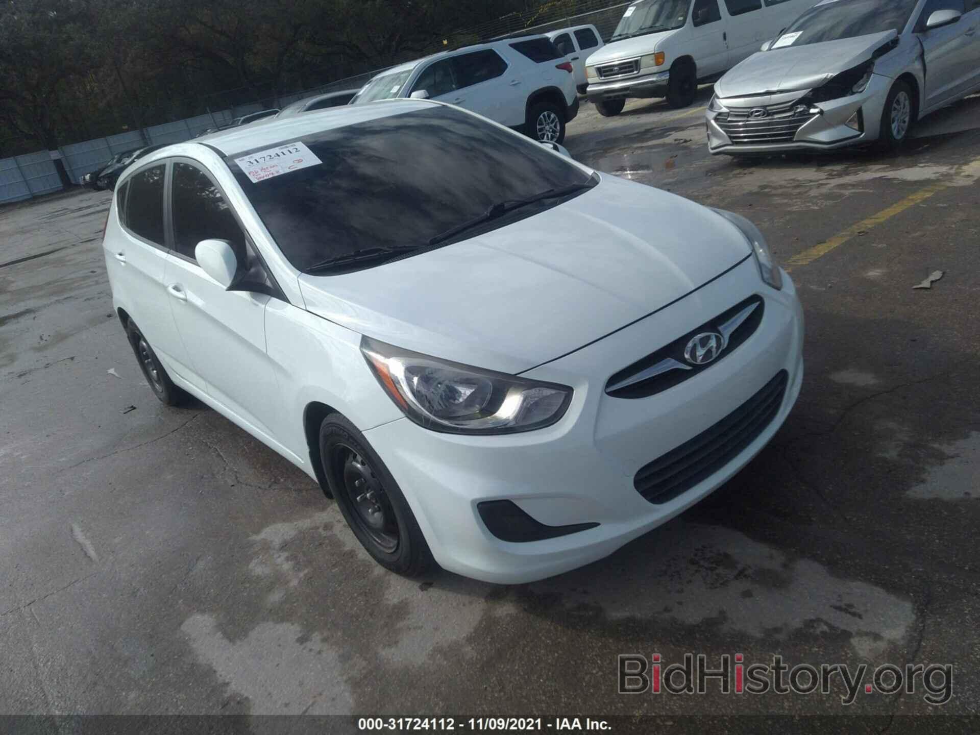 Photo KMHCT5AE0CU007907 - HYUNDAI ACCENT 2012