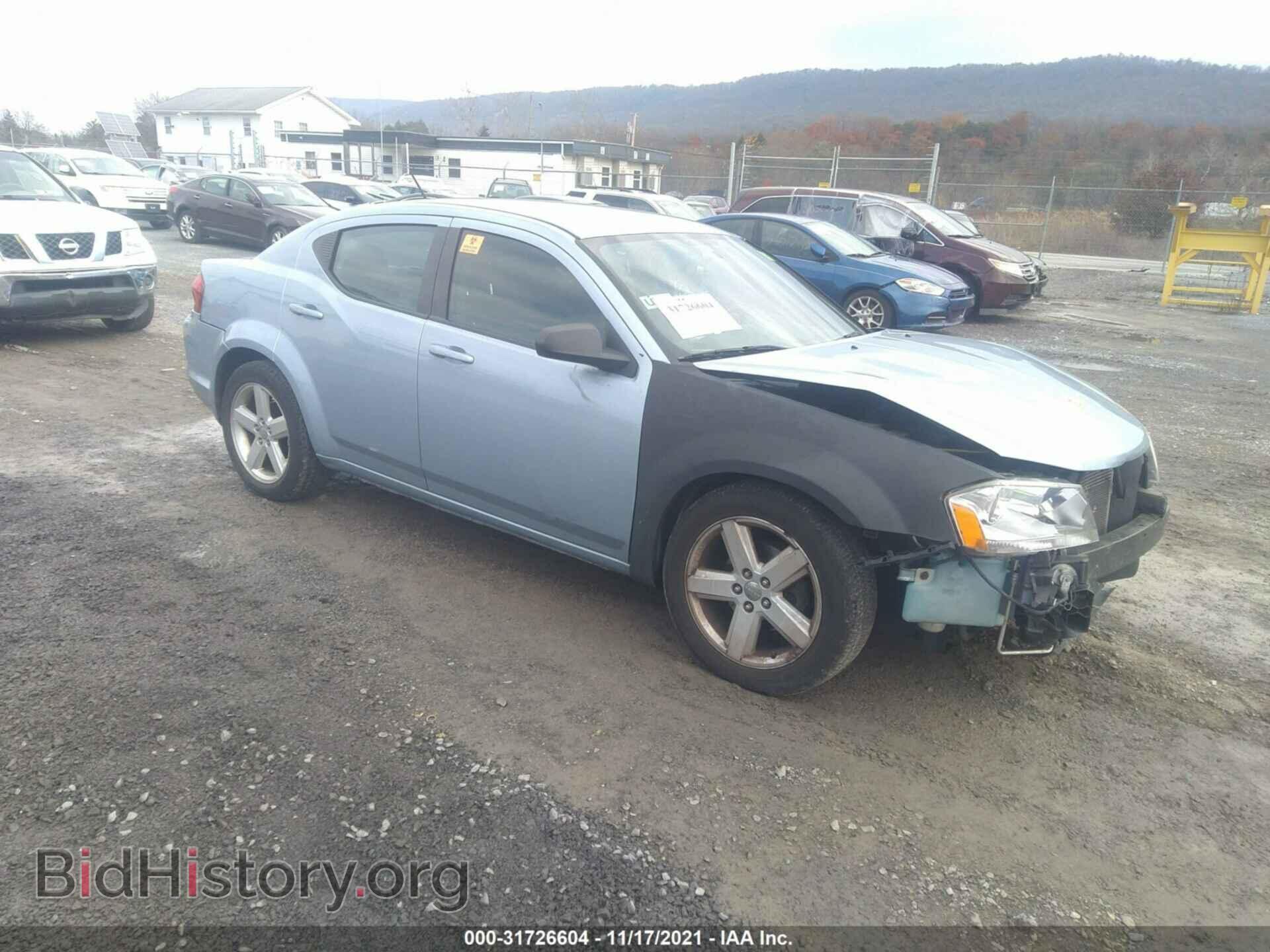 Фотография 1C3CDZAB3DN563045 - DODGE AVENGER 2013