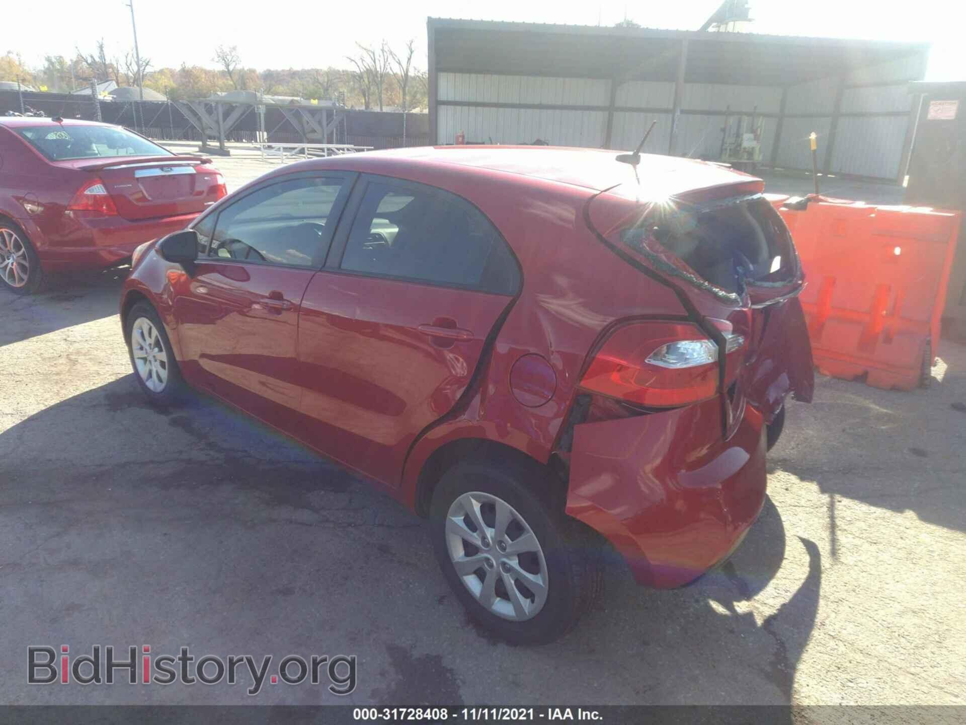 2014 KIA RIO - VIN: KNADM5A32E6334009 - Фото 3