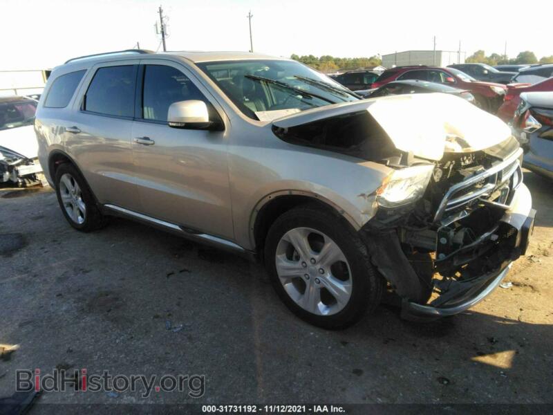 2014 Dodge DURANGO Limited (VIN 1C4RDHDG7EC561576) — фото 1 из 10, IAAI, повреждение: передняя часть