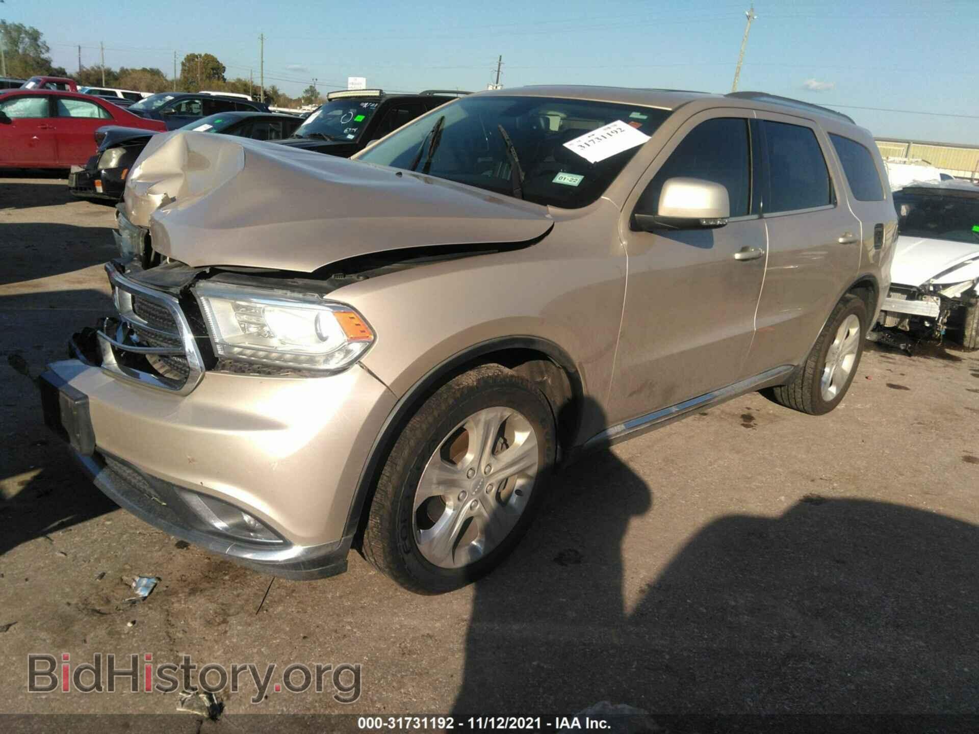 2014 DODGE DURANGO - VIN: 1C4RDHDG7EC561576 - Фото 2