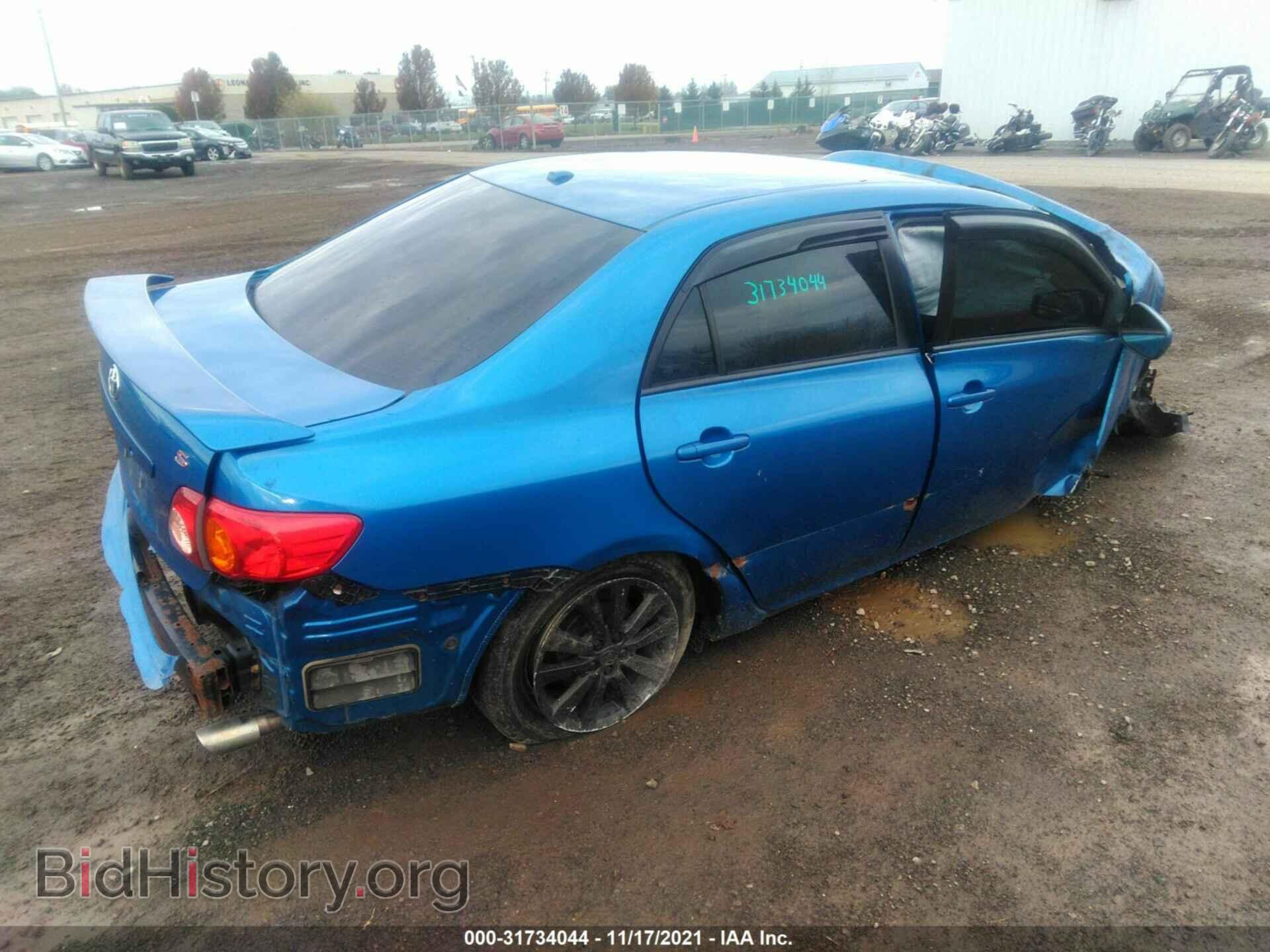 2009 TOYOTA COROLLA - VIN: 2T1BU40E19C123647 - Фото 4