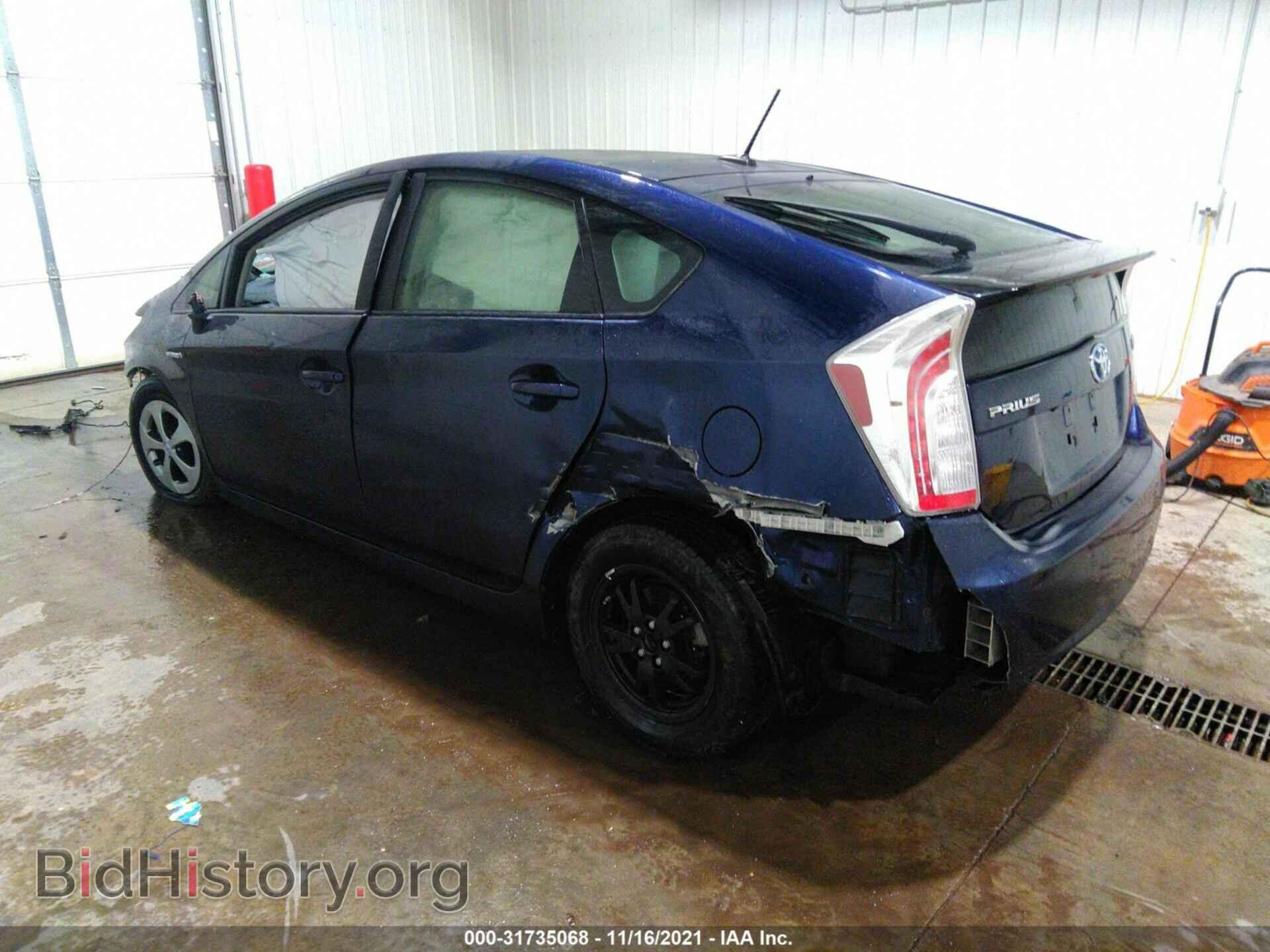 2014 TOYOTA PRIUS - VIN: JTDKN3DU4E1836307 - Фото 3