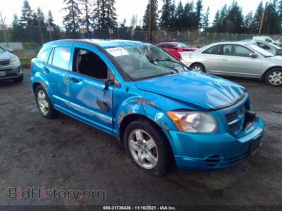2008 Dodge CALIBER SE, blue — VIN 1B3HB28B98D760397, IAAI