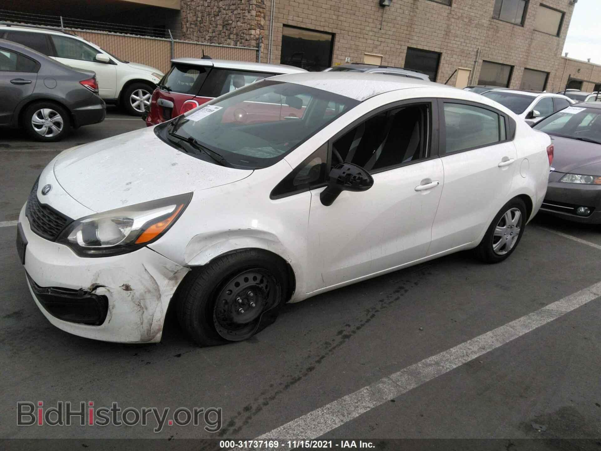2015 KIA RIO - VIN: KNADM4A39F6433812 - Фото 2
