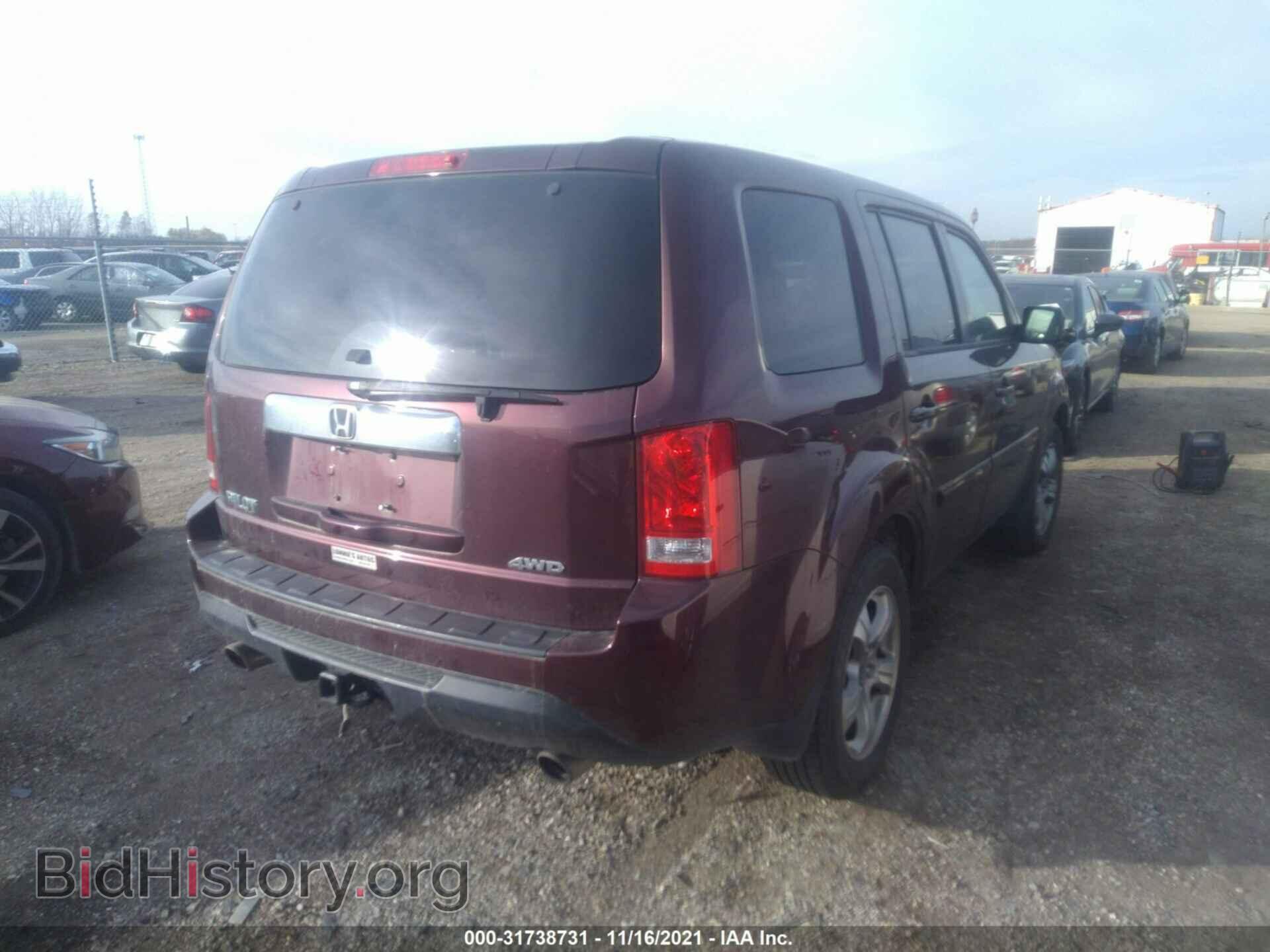 2012 HONDA PILOT - VIN: 5FNYF4H56CB040016 - Фото 4