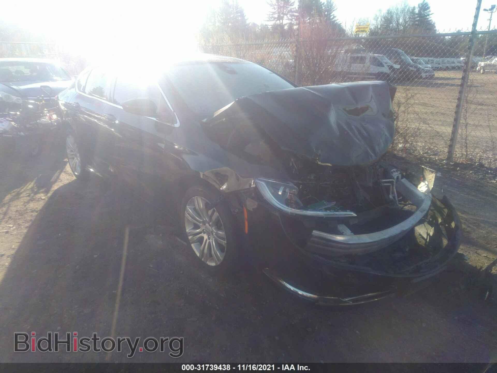 Фотография 1C3CCCAB0GN115236 - CHRYSLER 200 2016