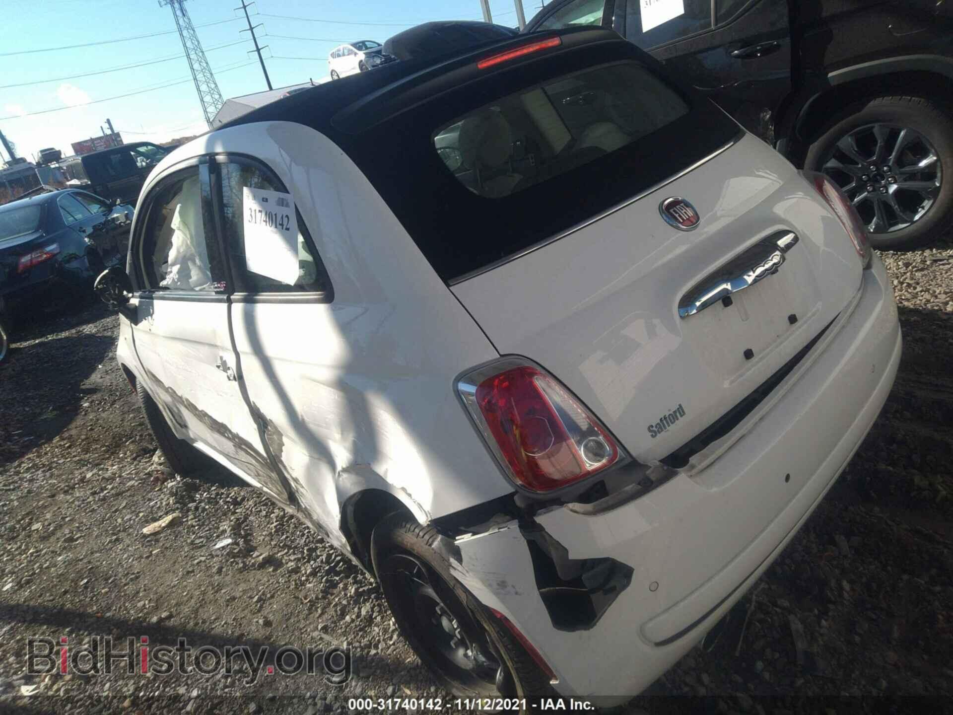 2015 FIAT 500C - VIN: 3C3CFFDR4FT616159 - Фото 3