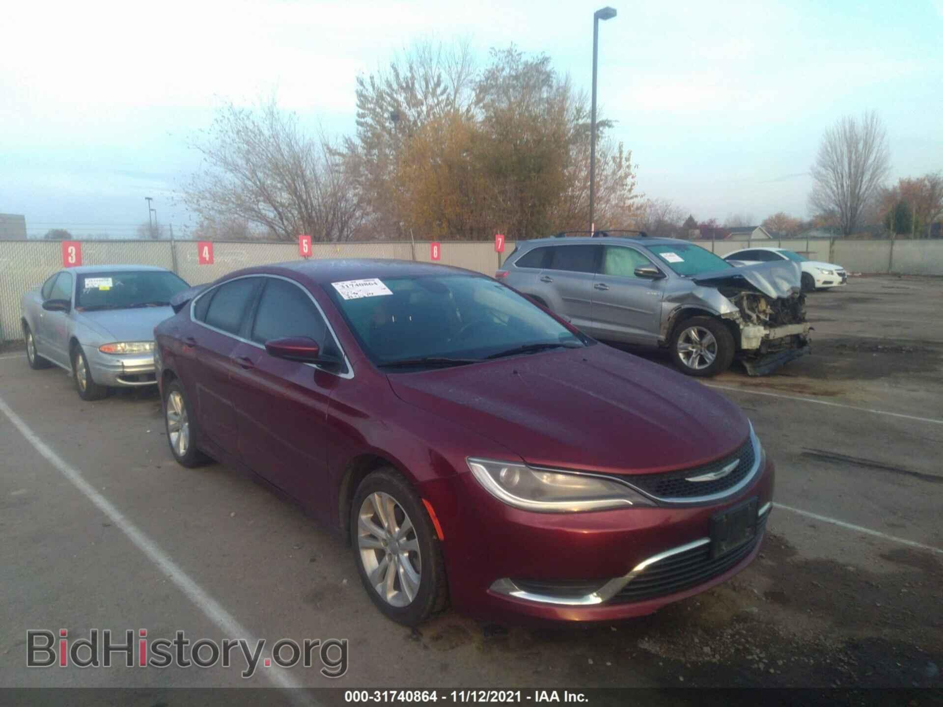 Фотография 1C3CCCAB3FN746643 - CHRYSLER 200 2015