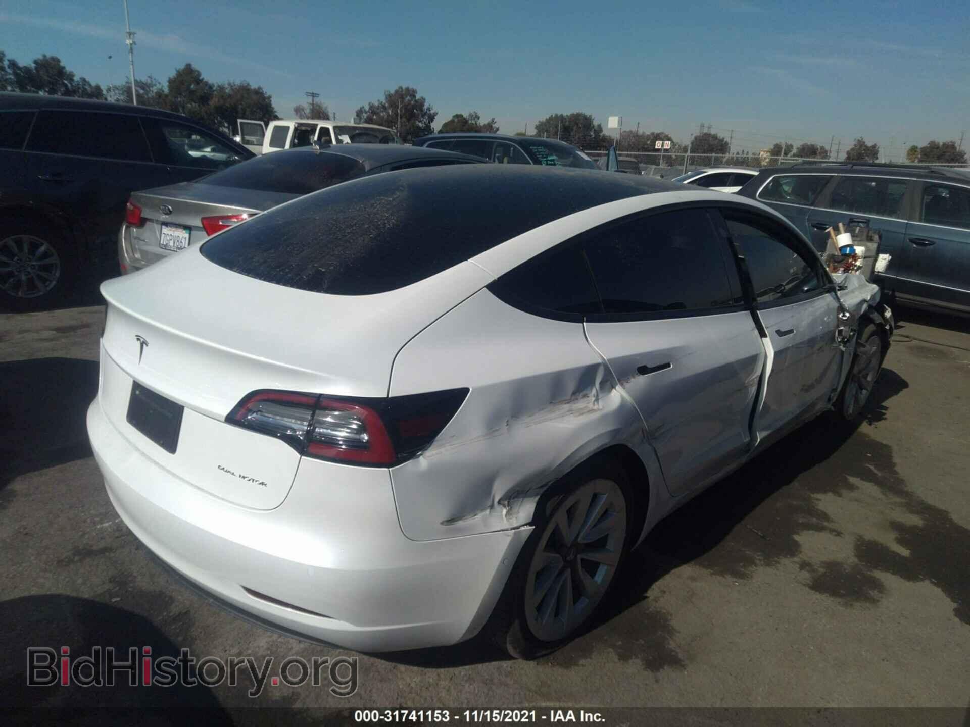 2021 TESLA MODEL 3 - VIN: 5YJ3E1EB0MF990525 - Фото 4