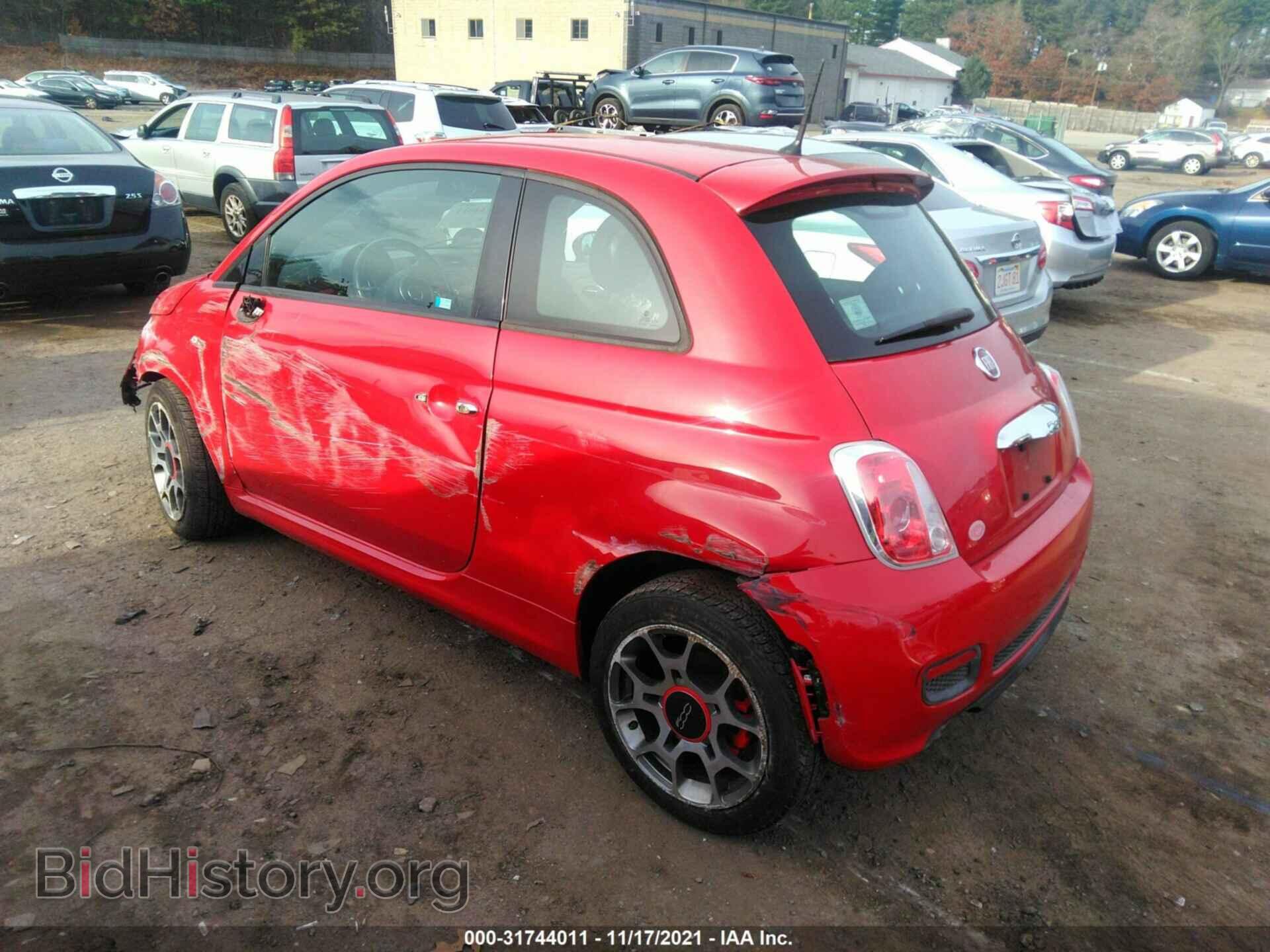 2015 FIAT 500 - VIN: 3C3CFFBR2FT721561 - Фото 3