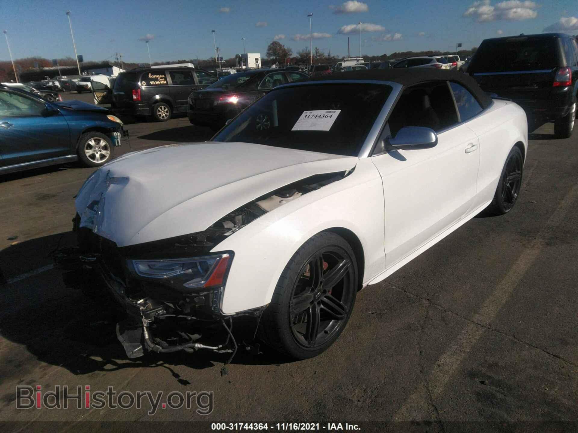 2013 AUDI S5 - VIN: WAUCGAFH6DN007231 - Photo 2
