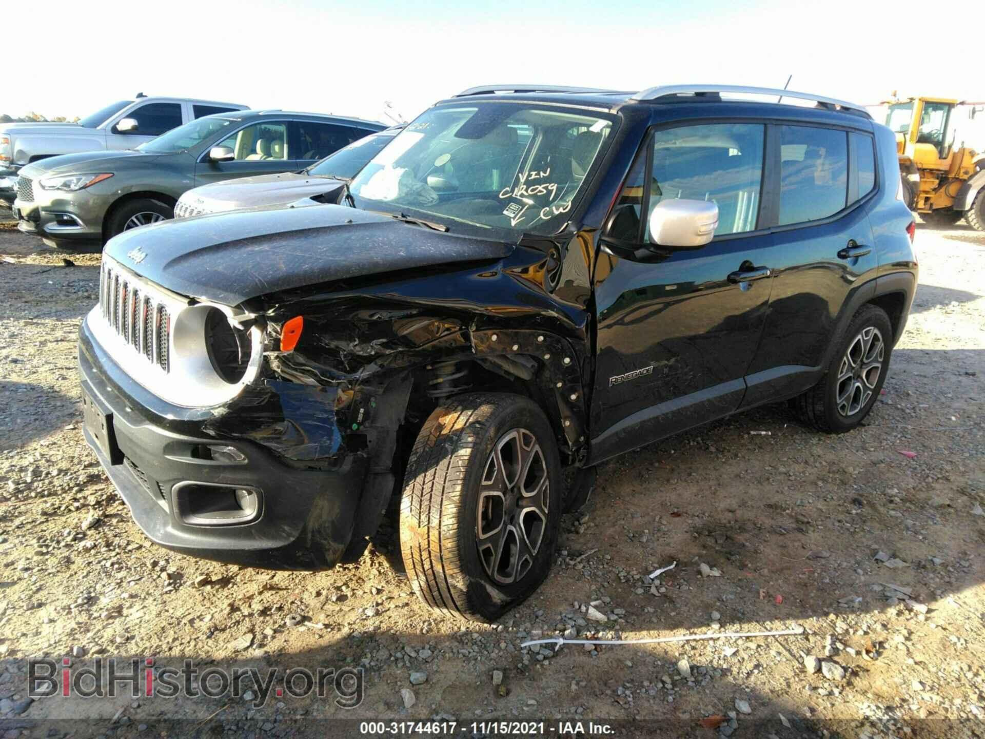 2015 JEEP RENEGADE - VIN: ZACCJBDTXFPC12059 - Фото 2