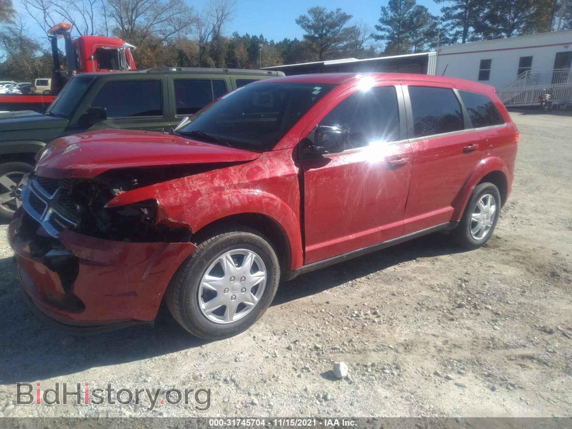 2014 DODGE JOURNEY - VIN: 3C4PDCAB7ET308412 - Фото 2
