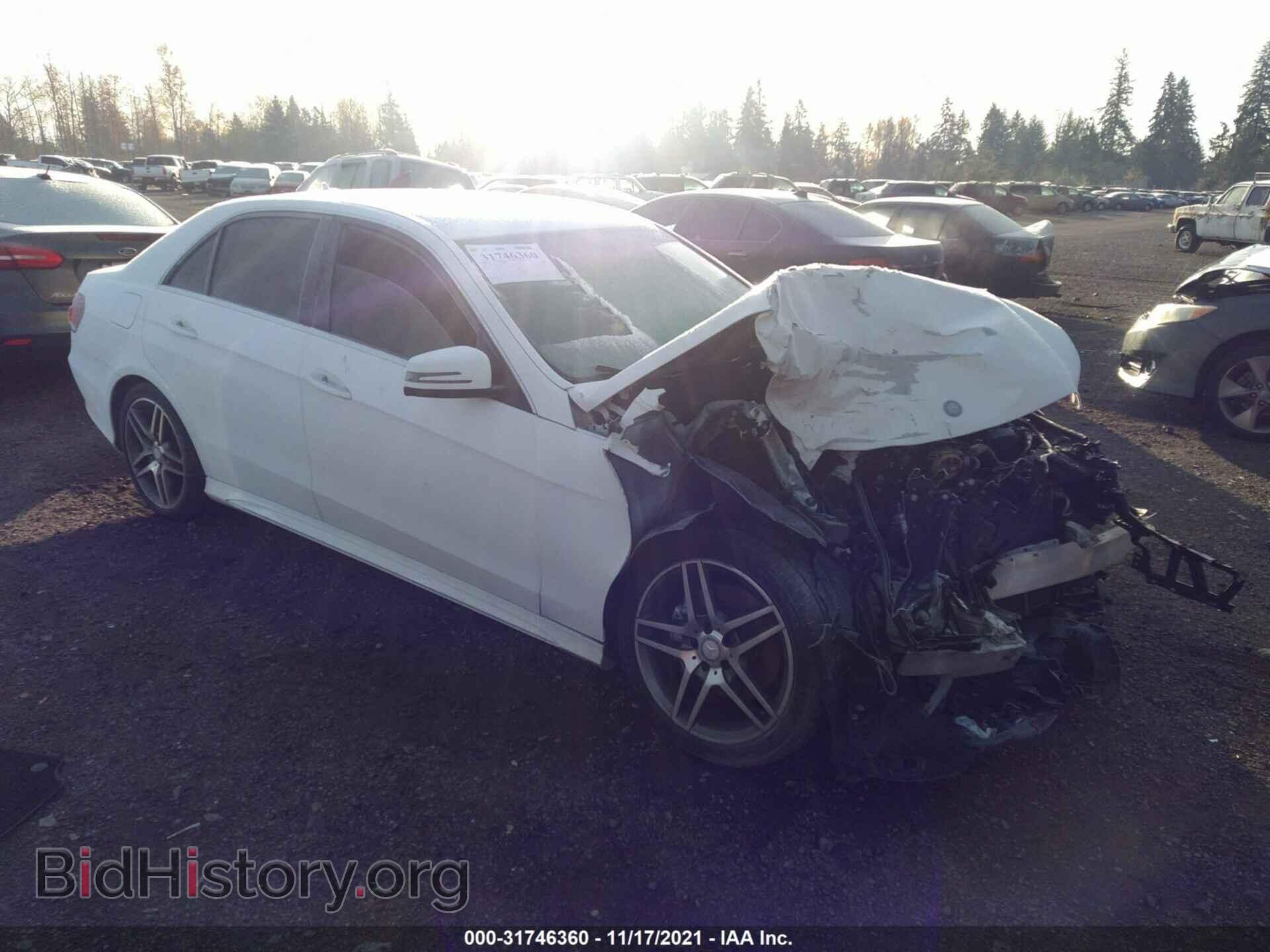 Photo WDDHF5KB7EA779711 - MERCEDES-BENZ E-CLASS 2014