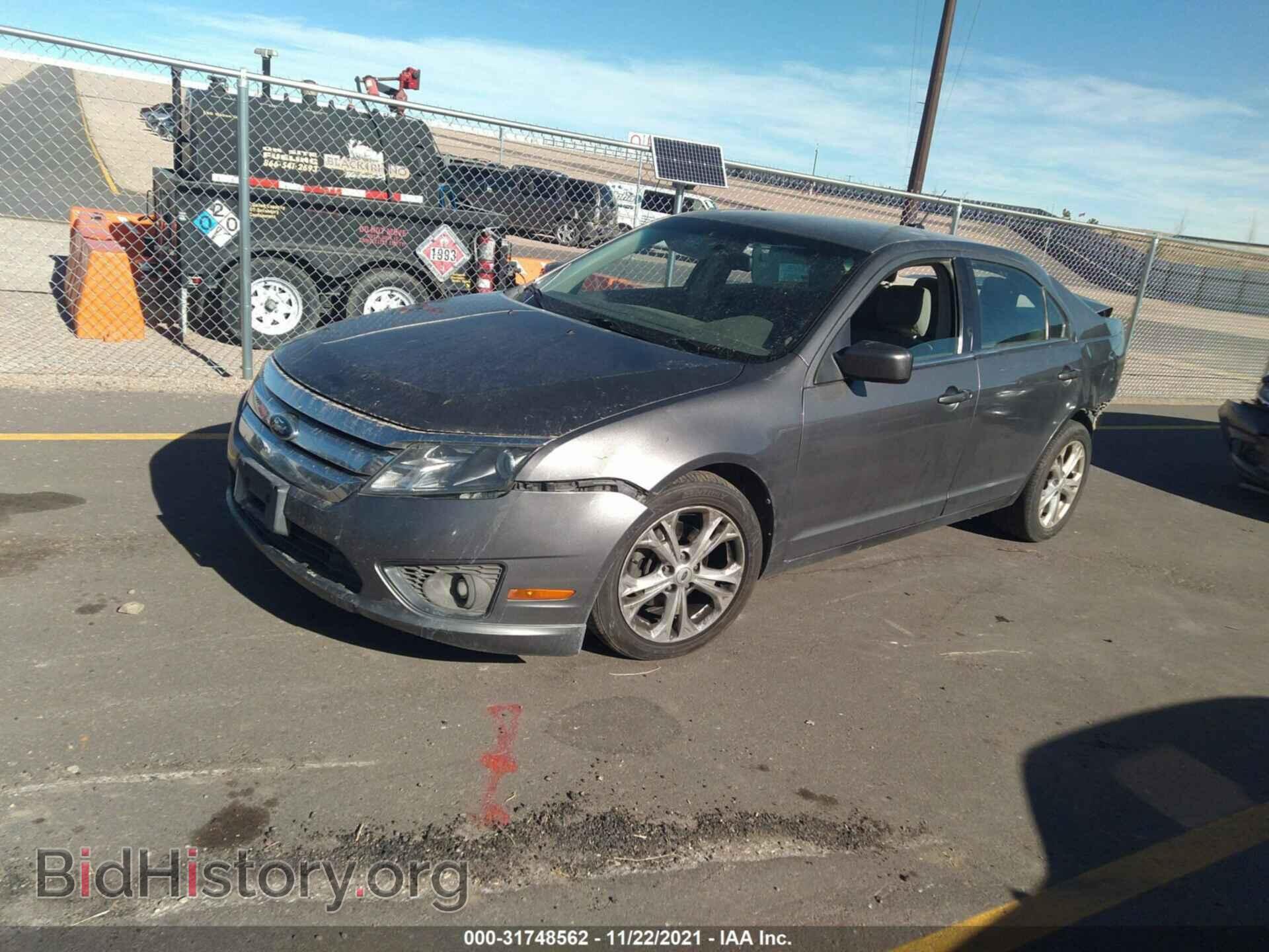 2012 FORD FUSION - VIN: 3FAHP0HA8CR444765 - Фото 2