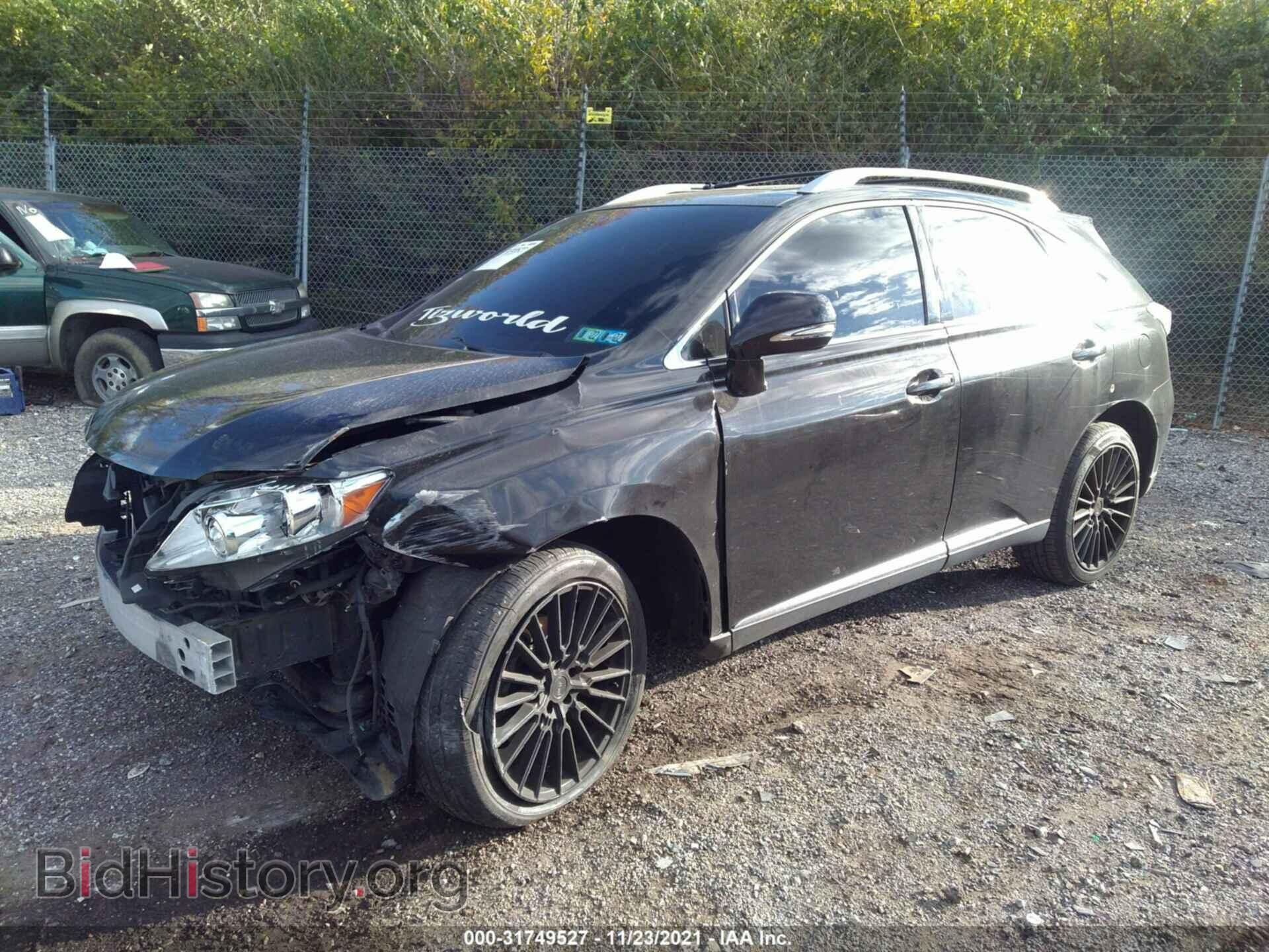 2012 LEXUS RX 350 - VIN: 2T2BK1BA1CC137789 - Фото 2