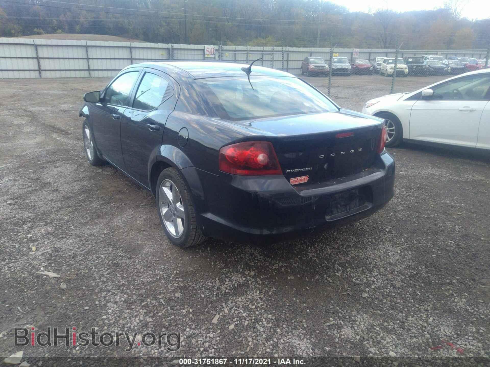 2013 DODGE AVENGER - VIN: 1C3CDZAB5DN610737 - Фото 3