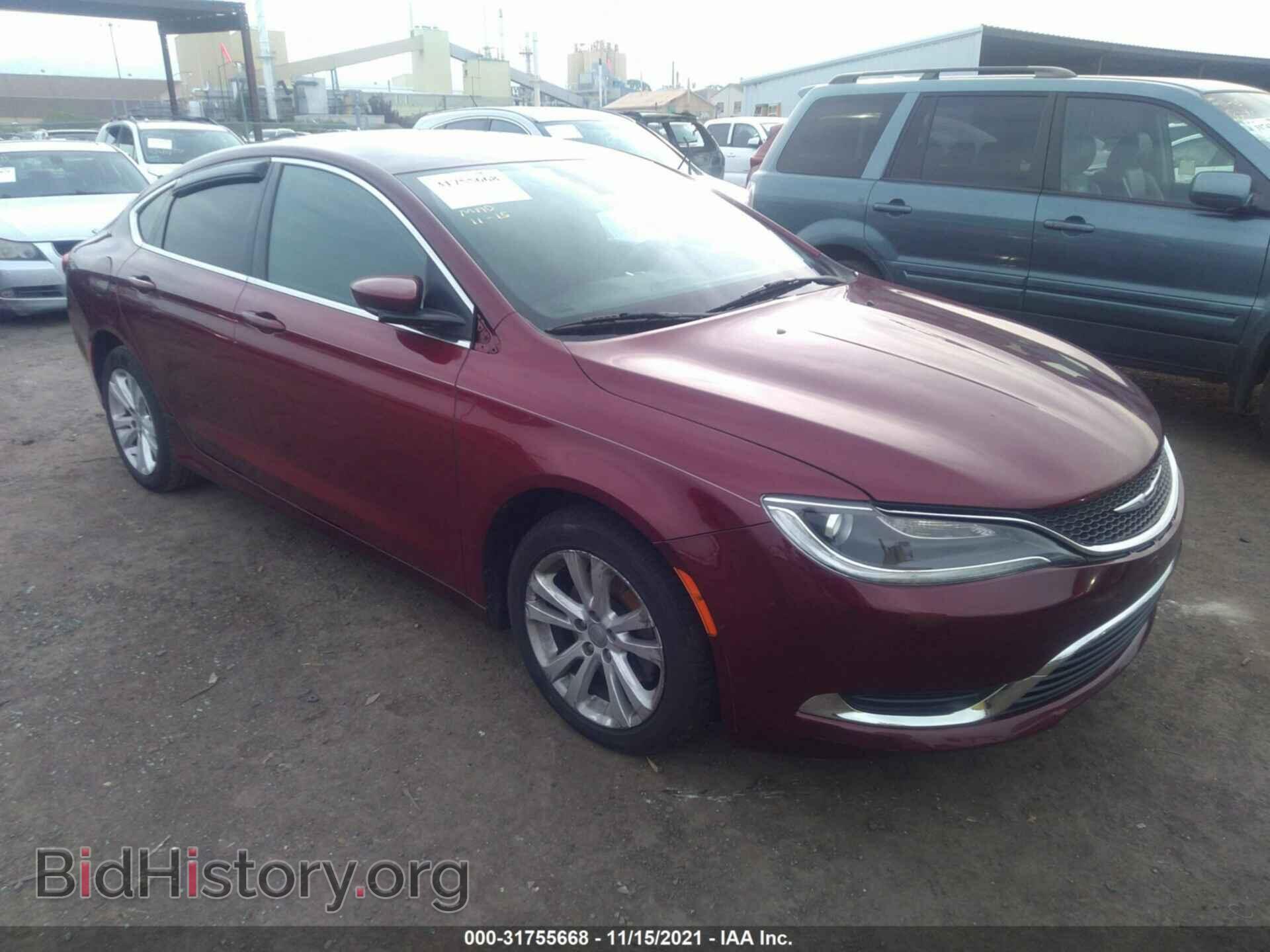 Фотография 1C3CCCAB1GN114841 - CHRYSLER 200 2016