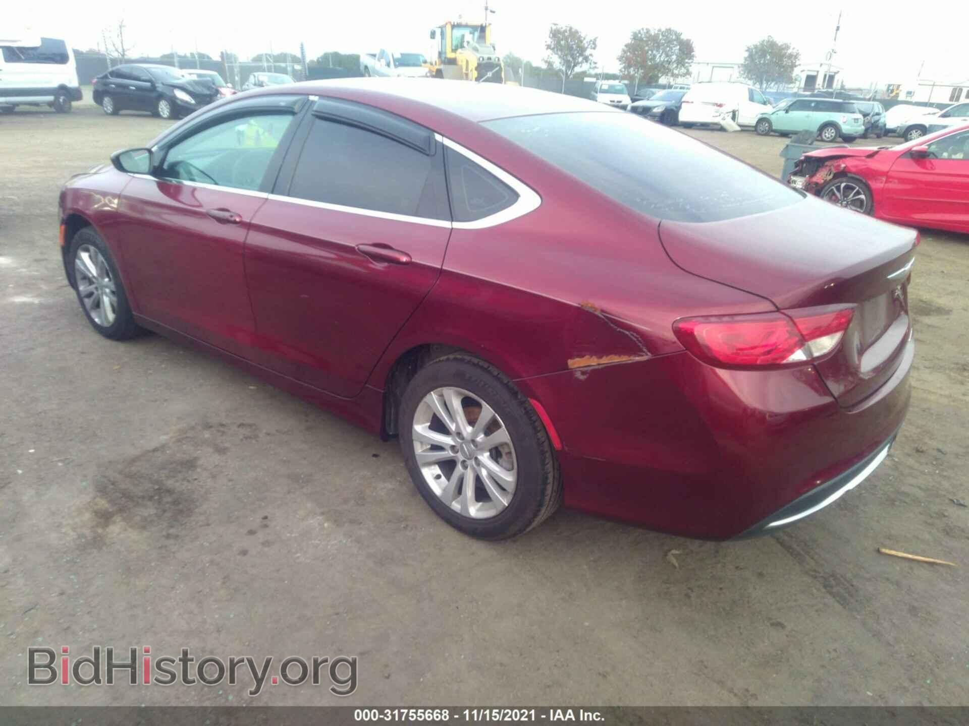 2016 CHRYSLER 200 - VIN: 1C3CCCAB1GN114841 - Фото 3