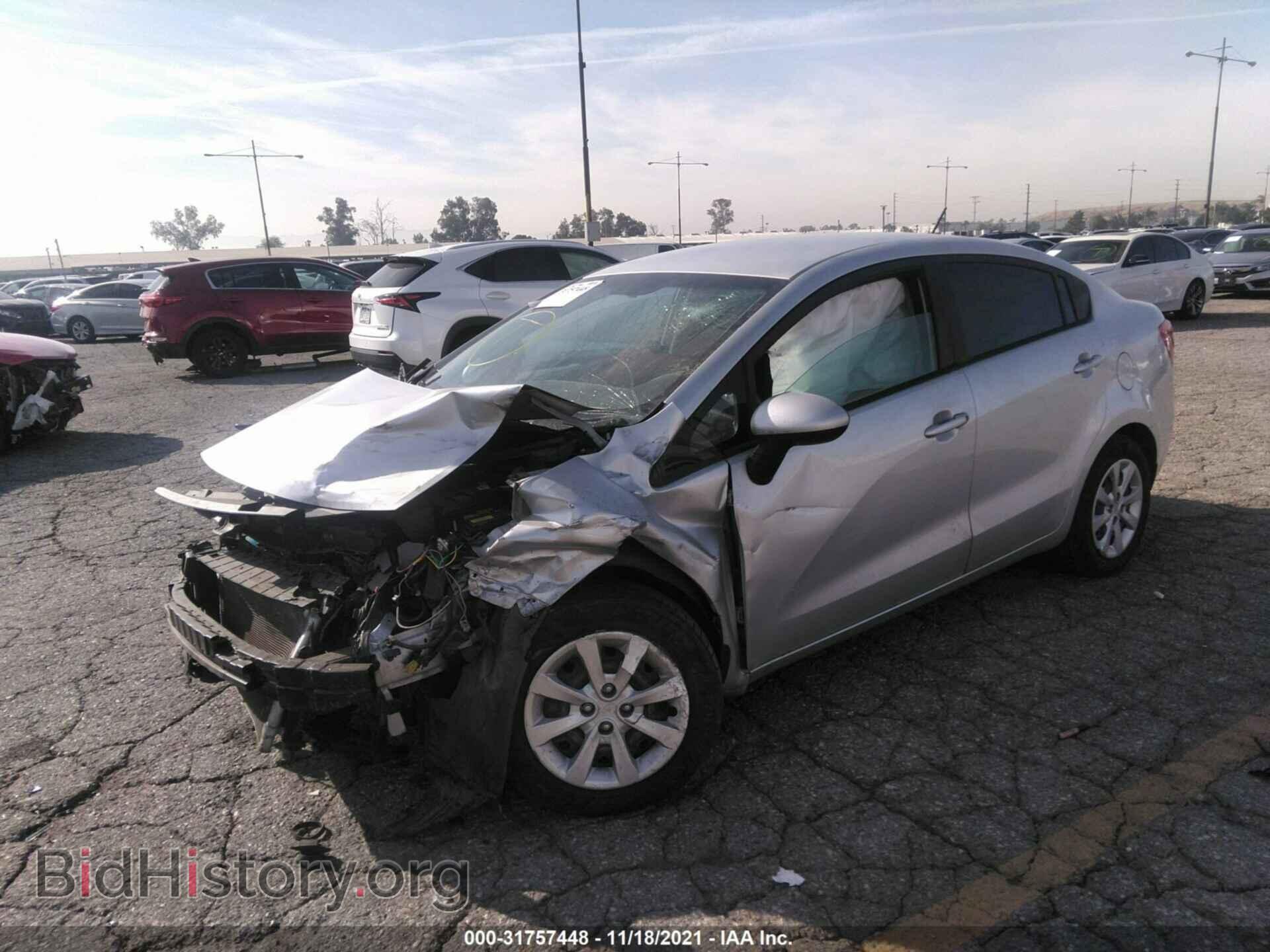 2014 KIA RIO - VIN: KNADN4A38E6417032 - Фото 2