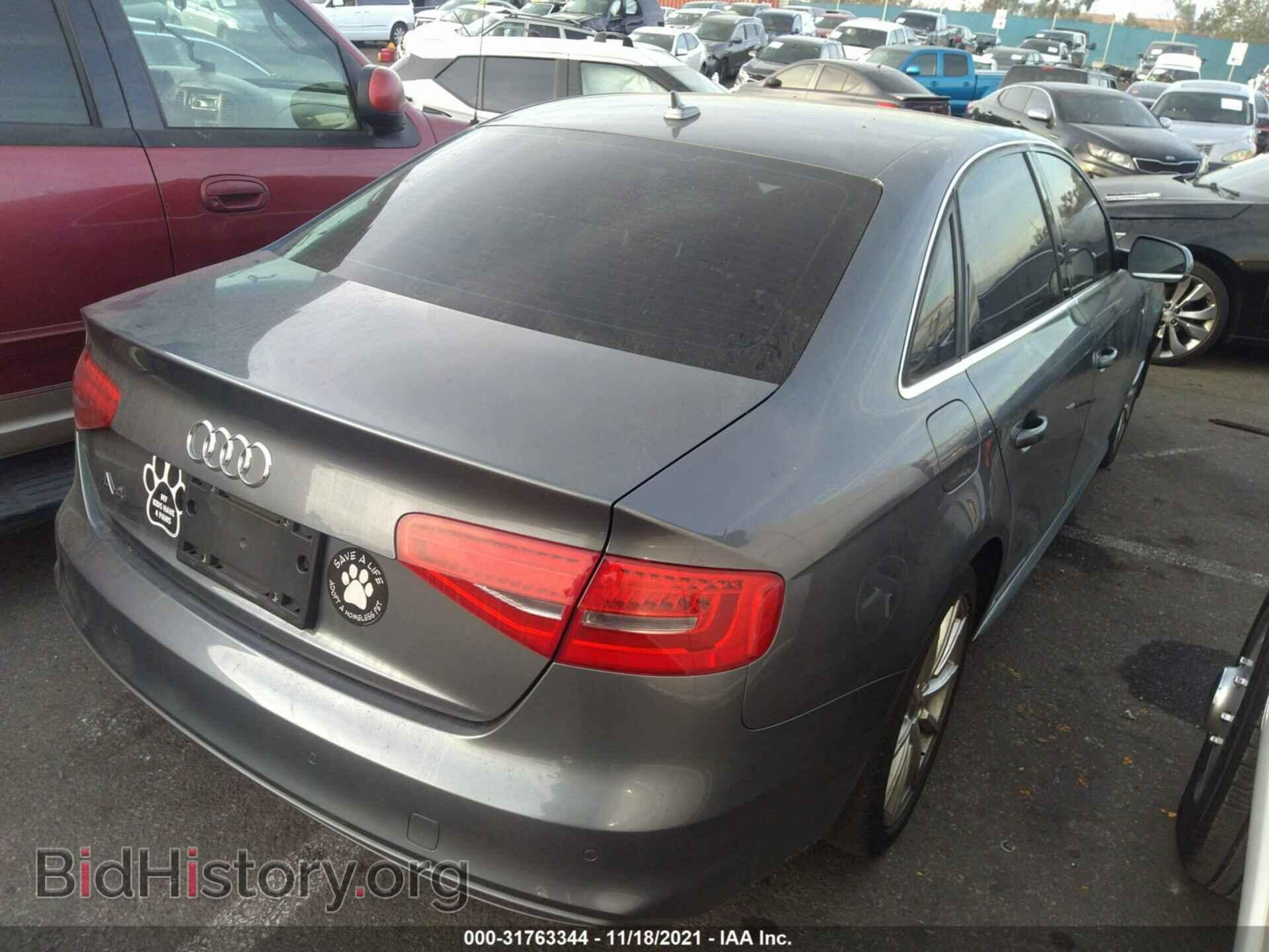 2014 AUDI A4 - VIN: WAUEFAFL2EN023105 - Фото 4