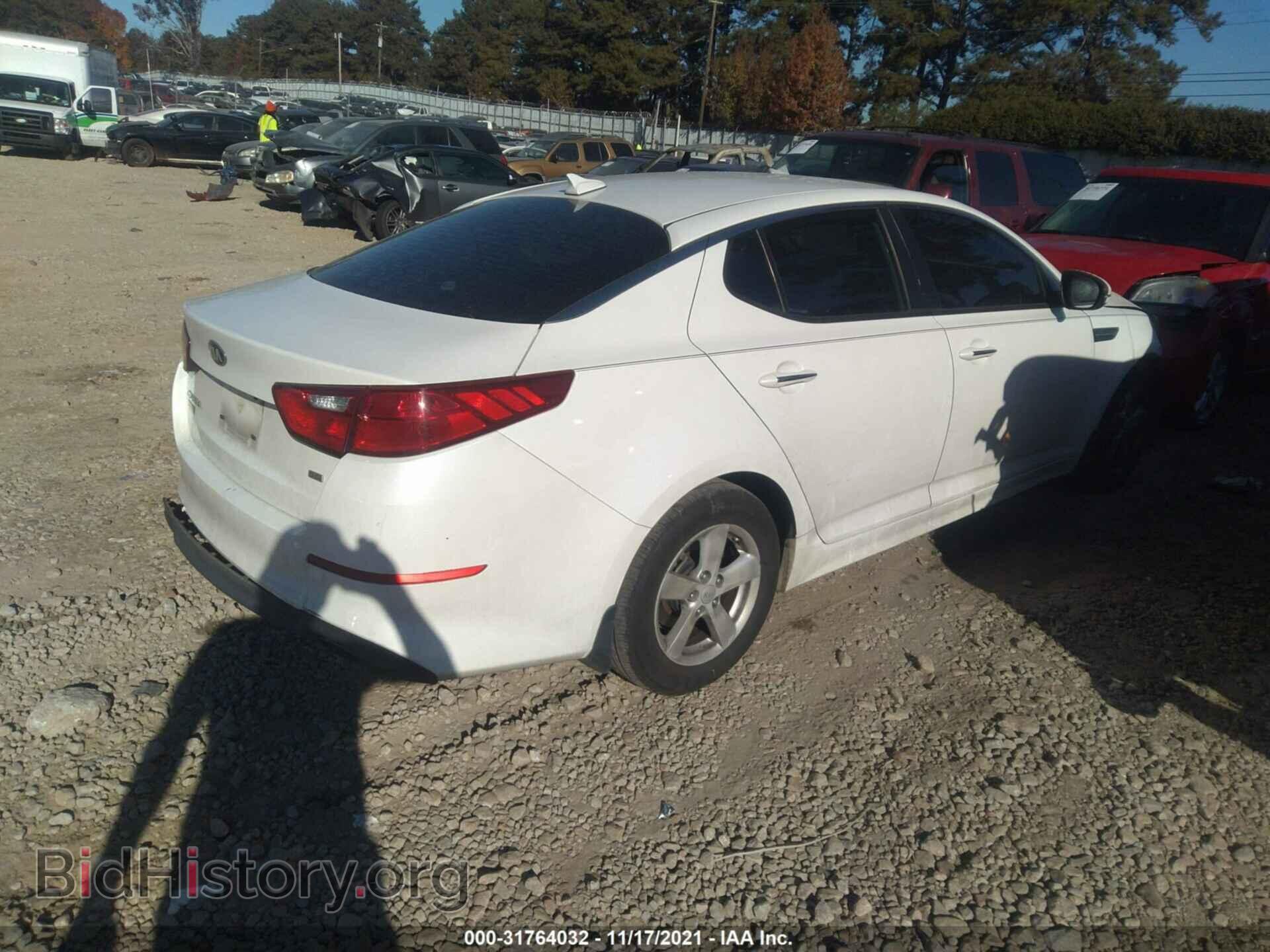 2015 KIA OPTIMA - VIN: KNAGM4A71F5541878 - Фото 4