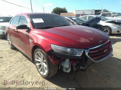 2015 Ford TAURUS Limited, red — VIN 1FAHP2F84FG148097, IAAI