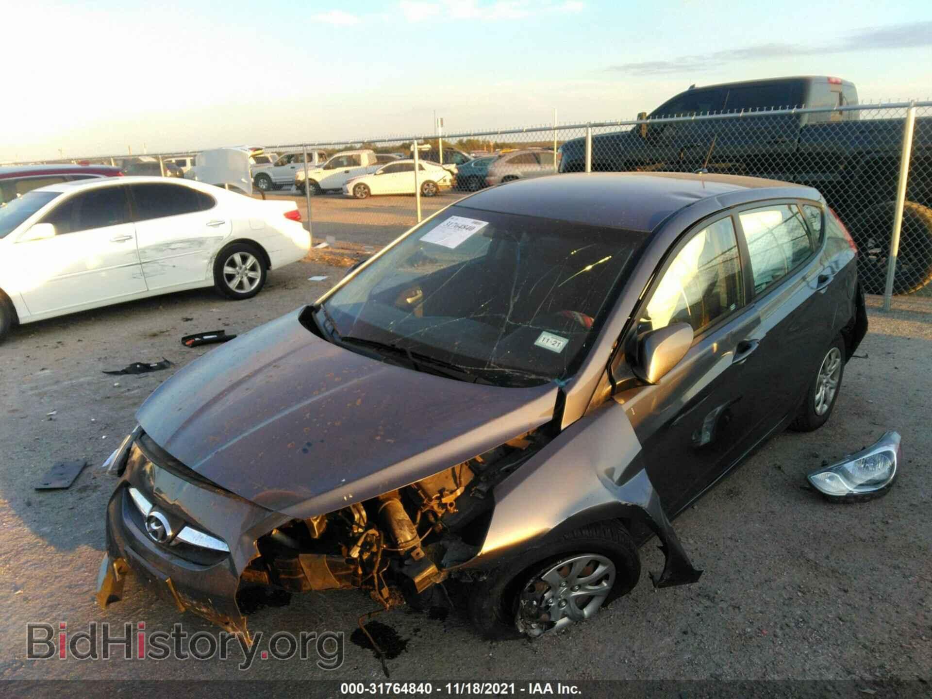 2012 HYUNDAI ACCENT - VIN: KMHCT5AE9CU027945 - Фото 2