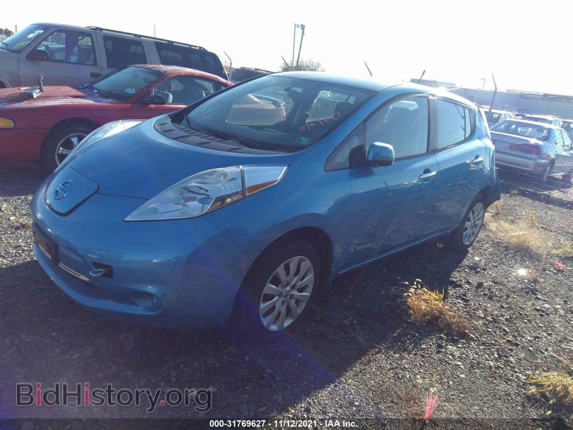 2014 NISSAN LEAF - VIN: 1N4AZ0CP1EC333001 - Фото 2